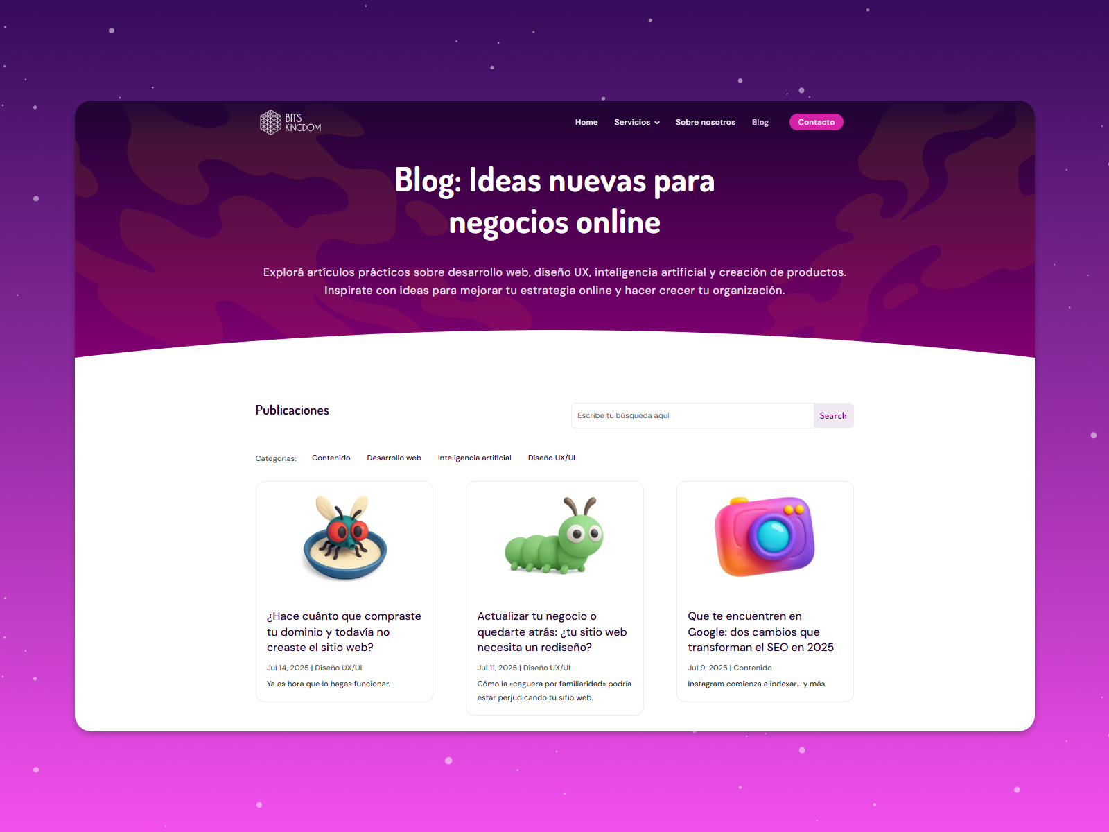 Blog for Digital Strategy, UX, and Development