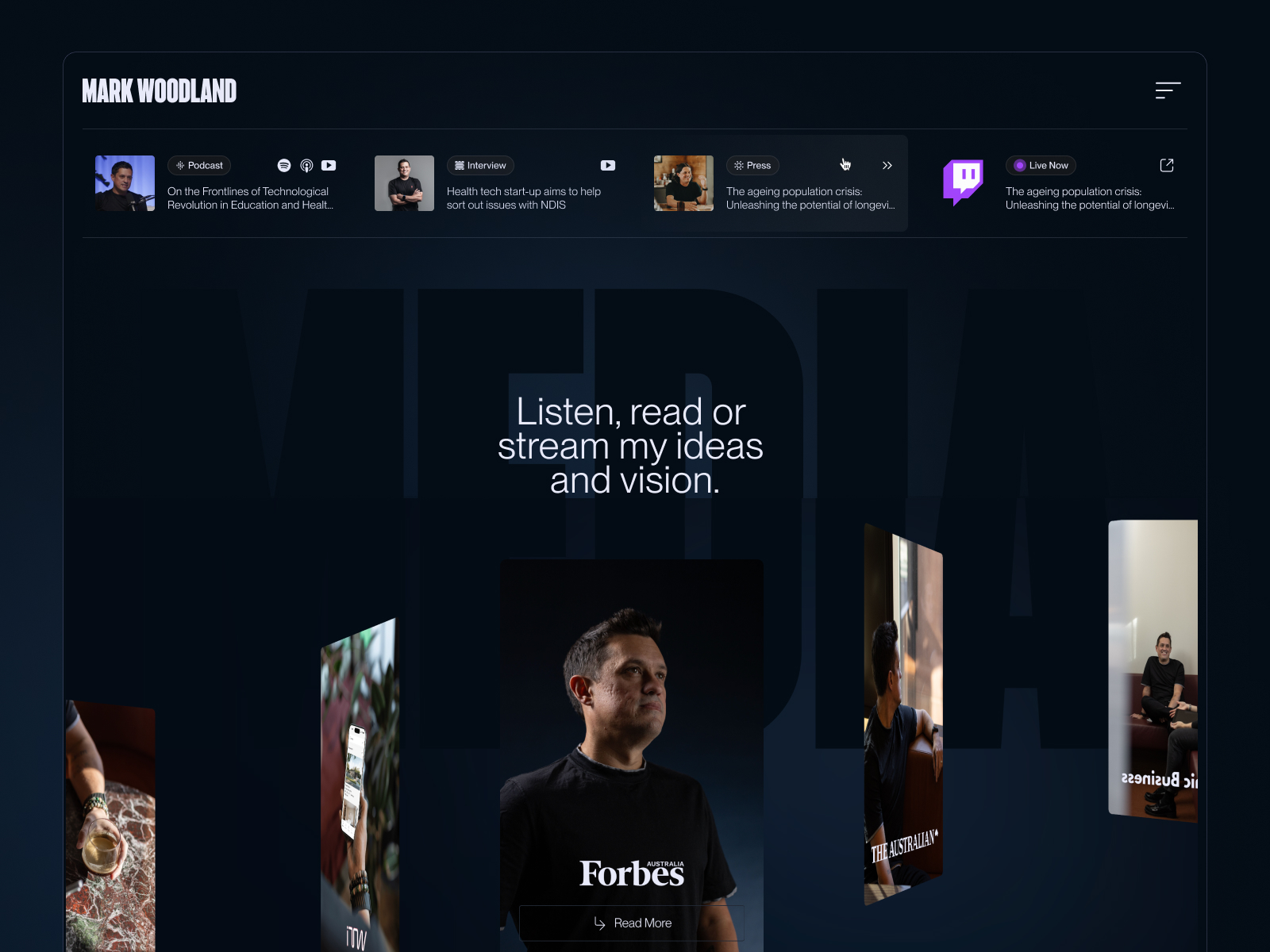 Media page