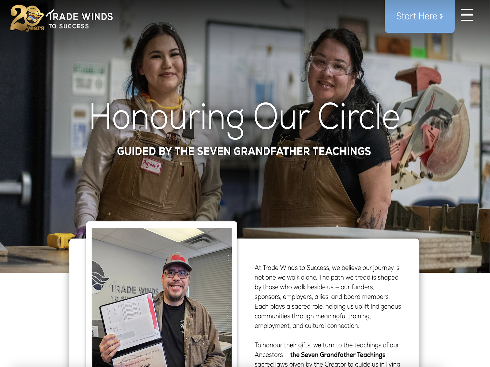Indigenous training in the trades