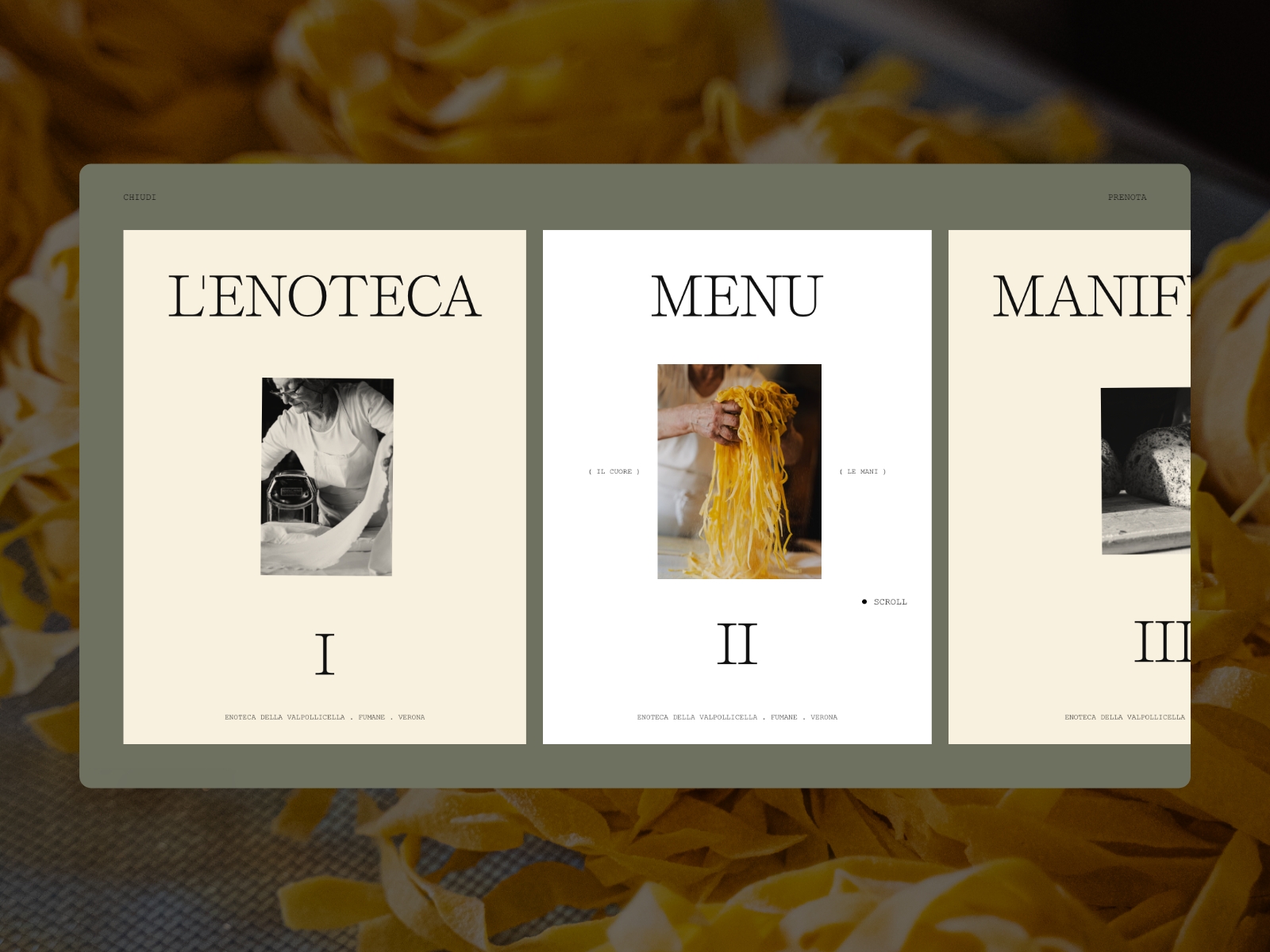 Menu — Enoteca della Valpollicella