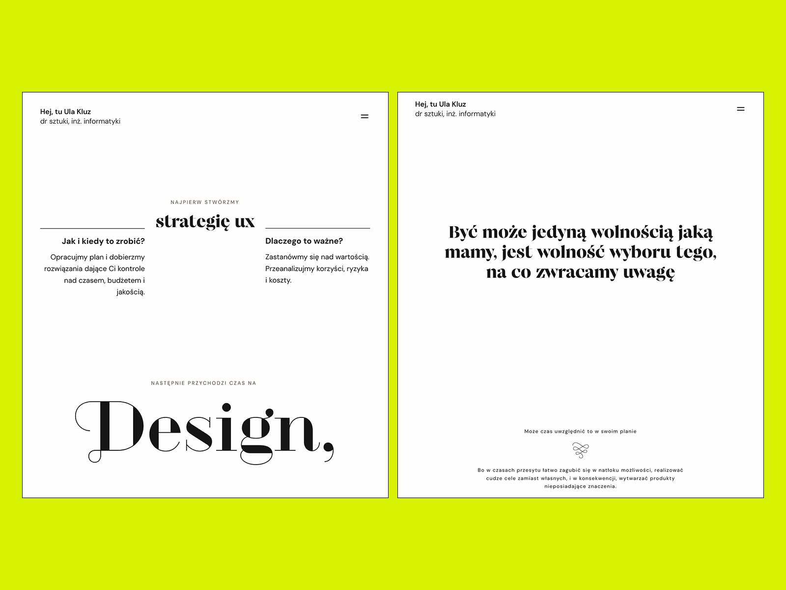 Typographic Layout & Minimal Design System