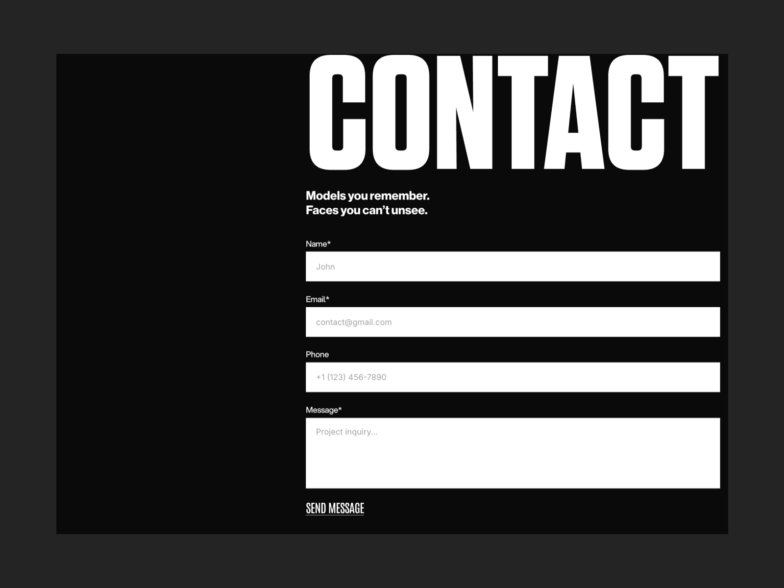 Contact form