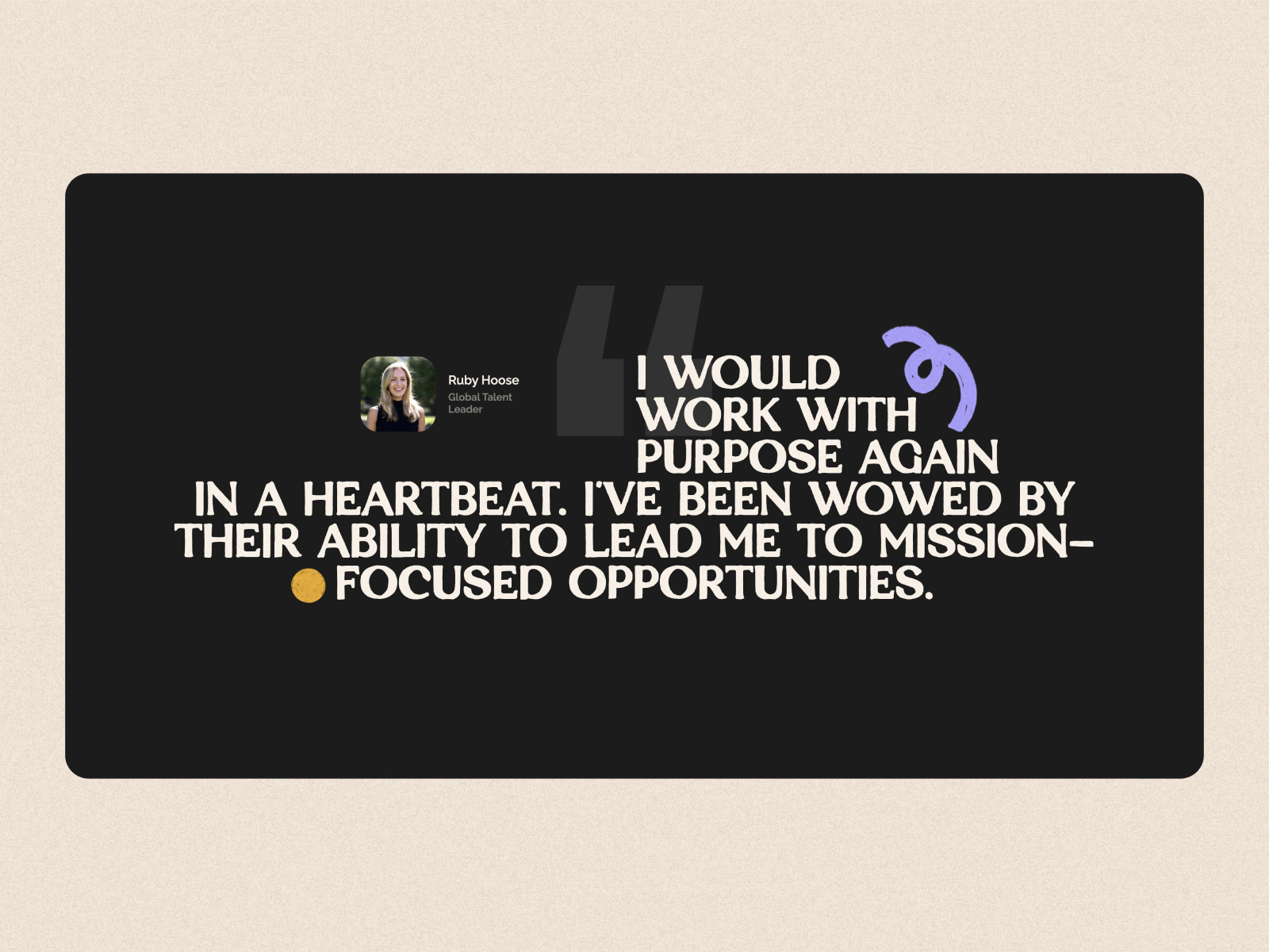 Team & Testimonials