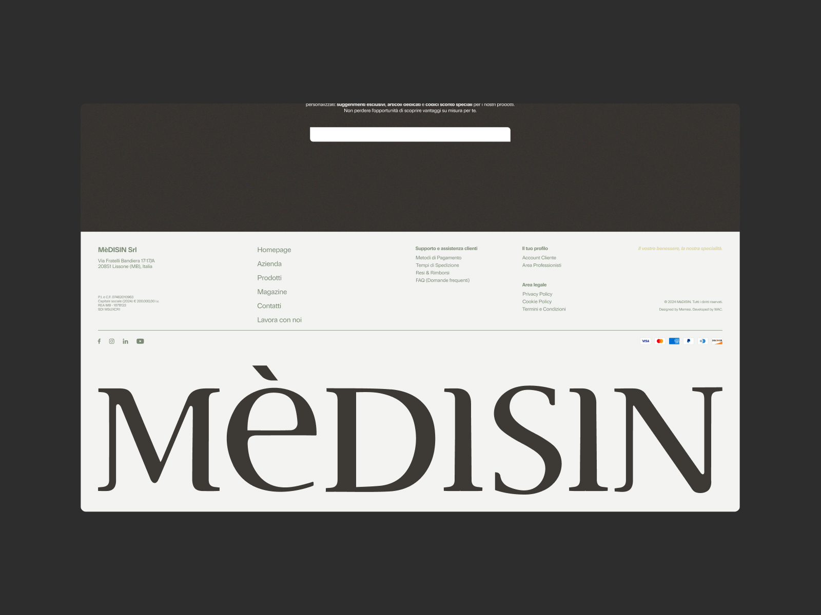 Mèdisin - Footer