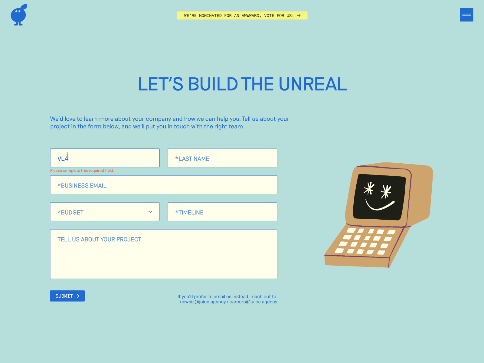 Contact Page