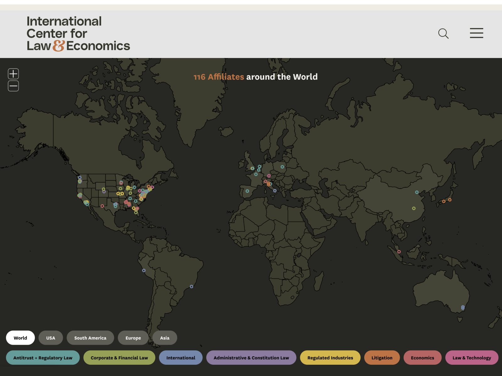 Affiliate World Map