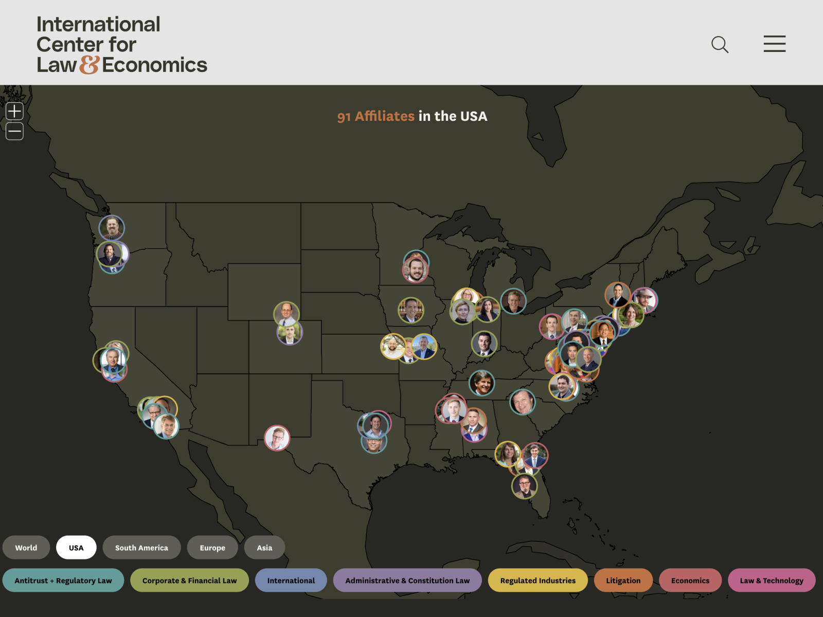 Affiliate World Map