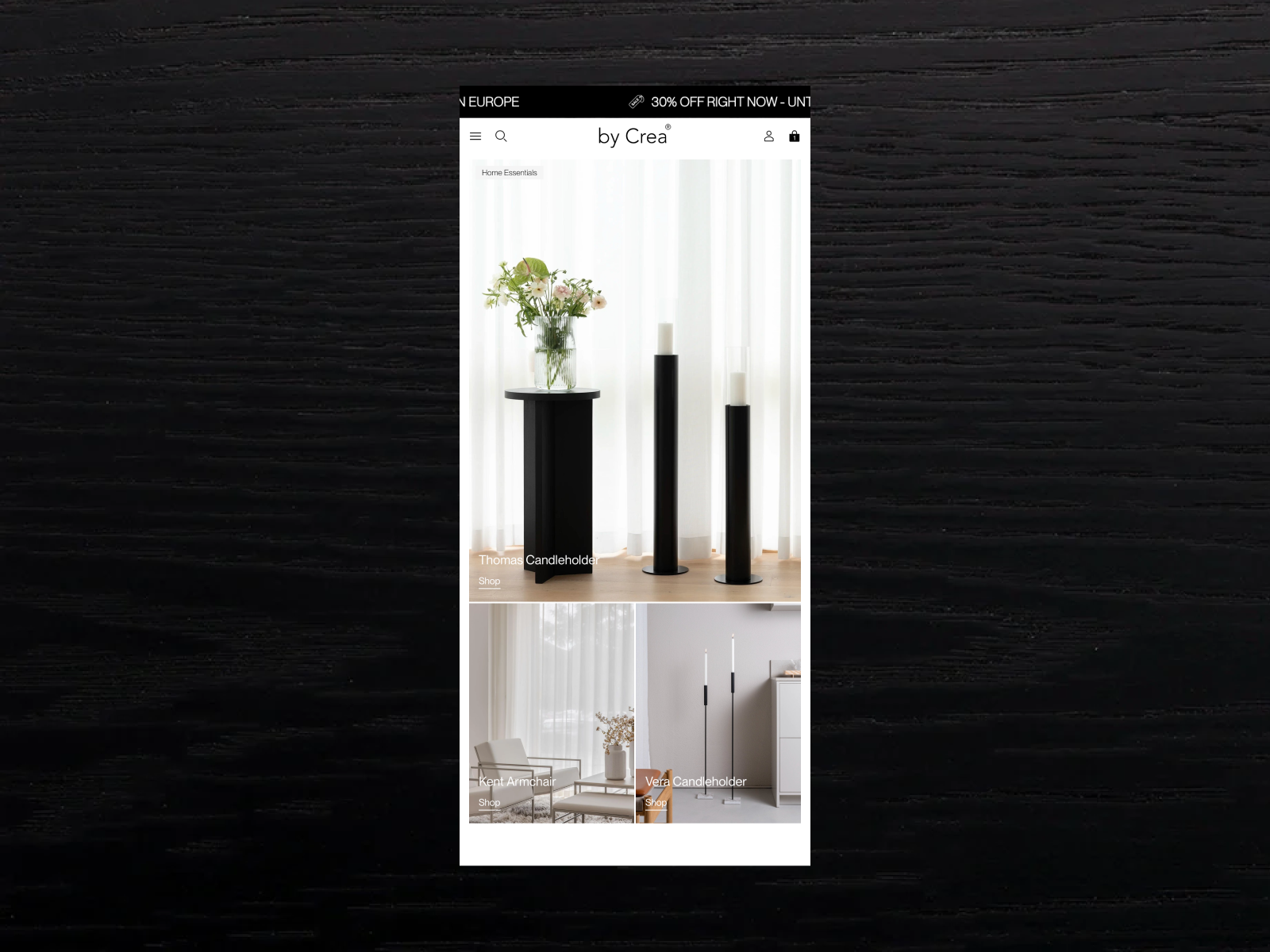 Collection Showcase - Desktop & Mobile