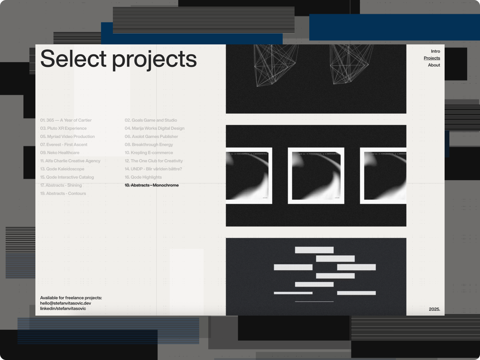 Projects Navigation