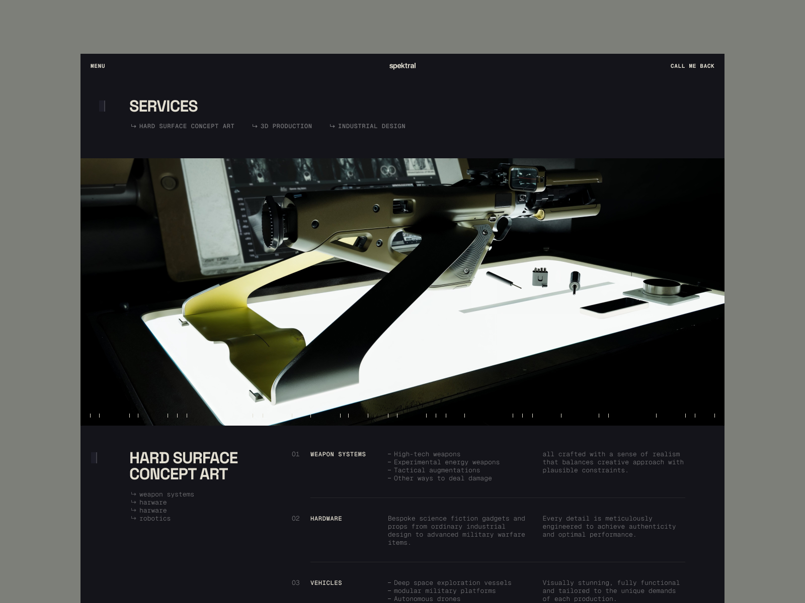 Services page