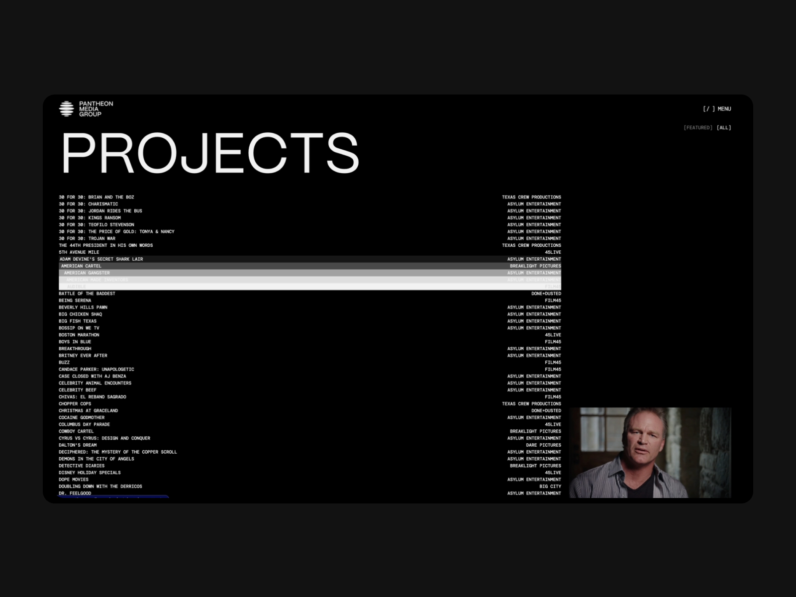 Project Grid / Listing
