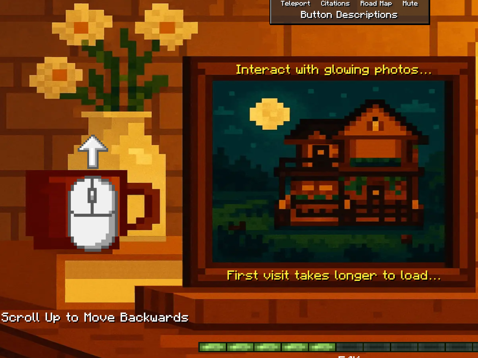 Responsive loading screen navigations icons for desktop & mobile