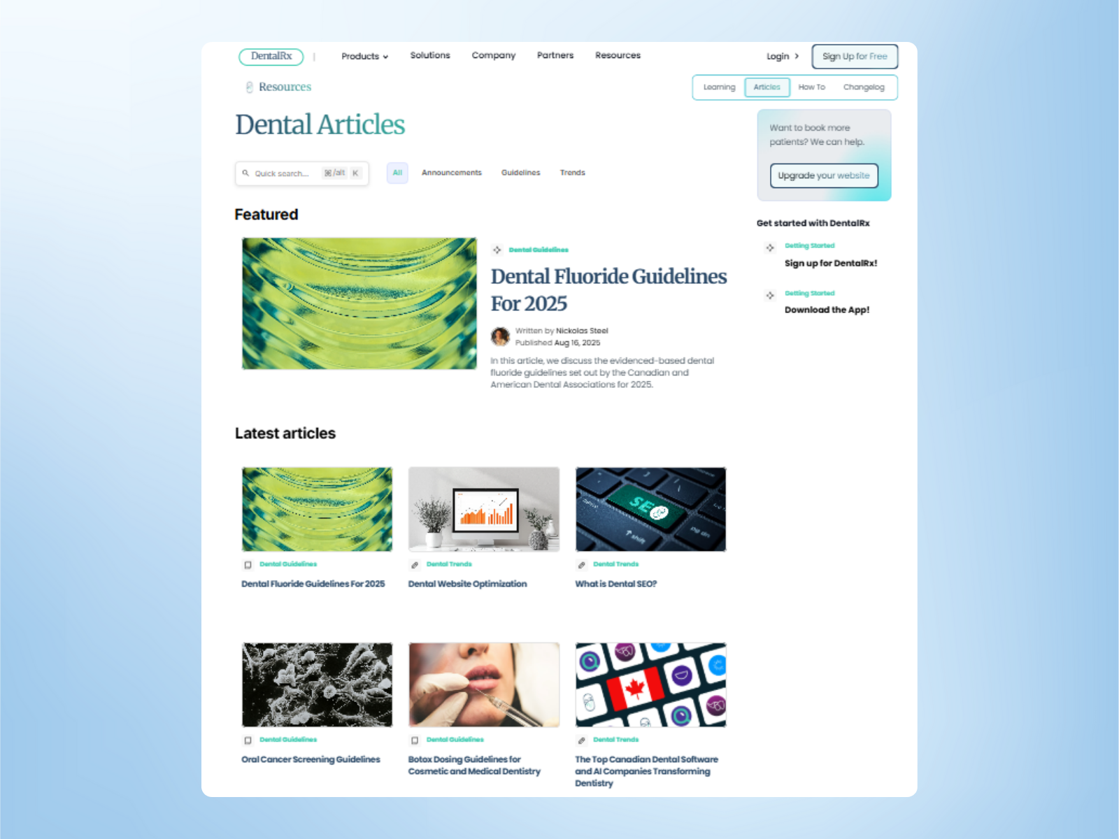 DentalRx Articles