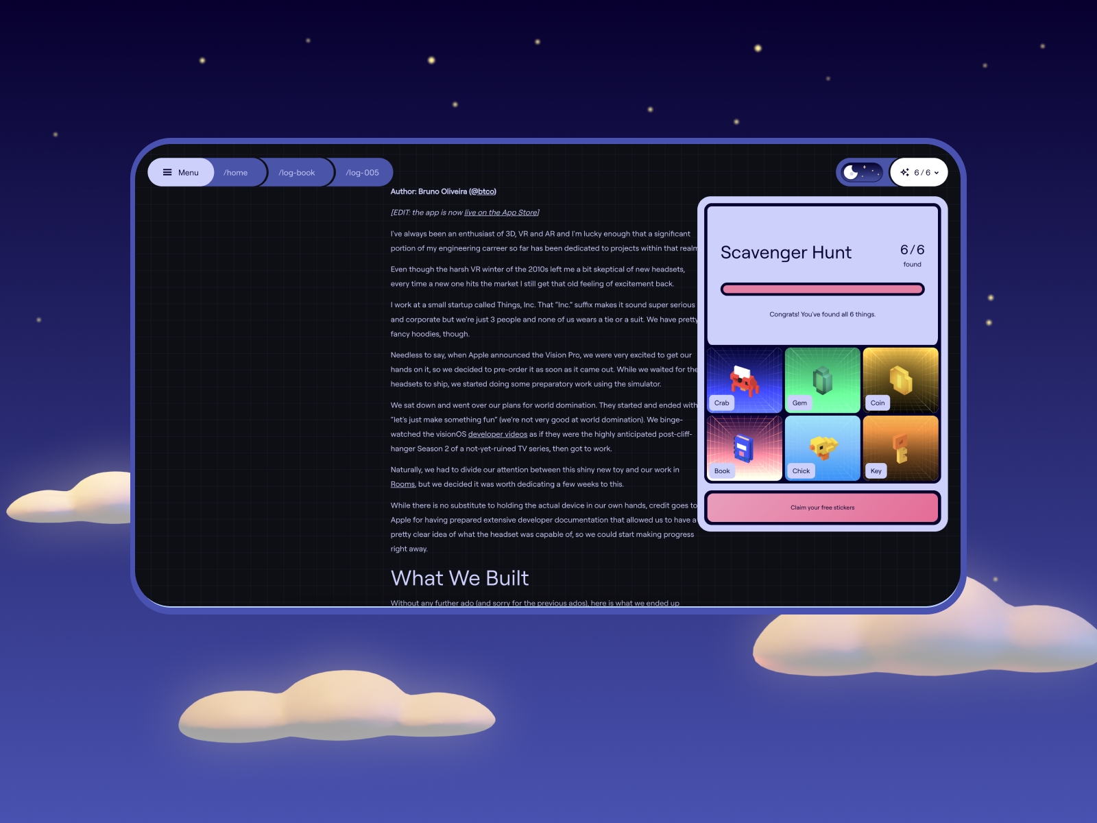 Sitewide Scavenger Hunt