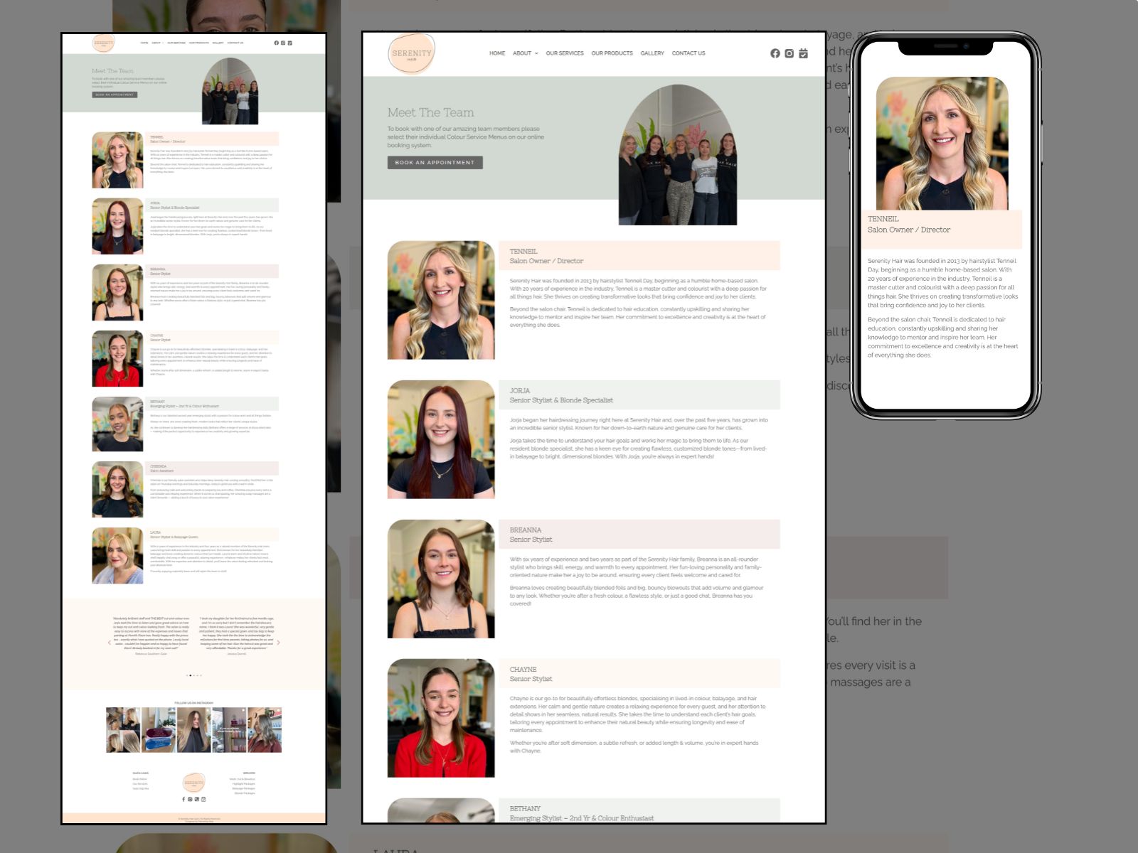 Our Team Page