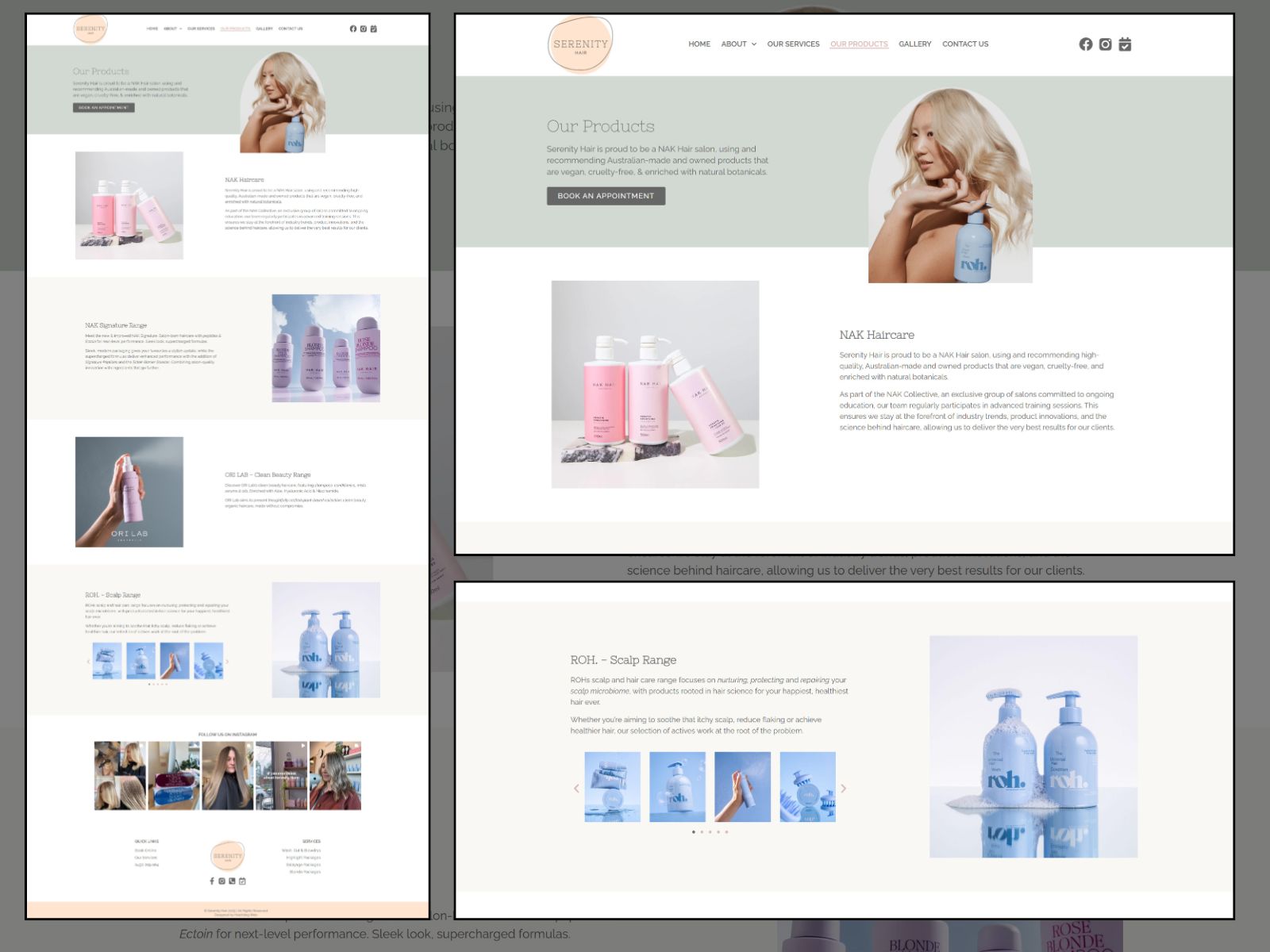 Products Page