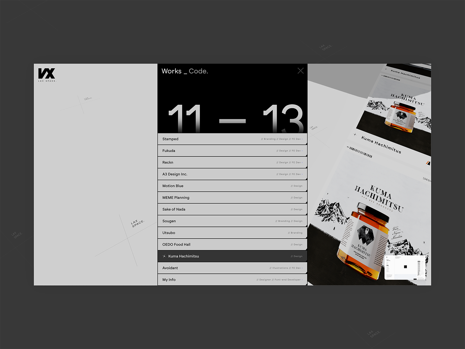 Lax Space - Scrolling Animations