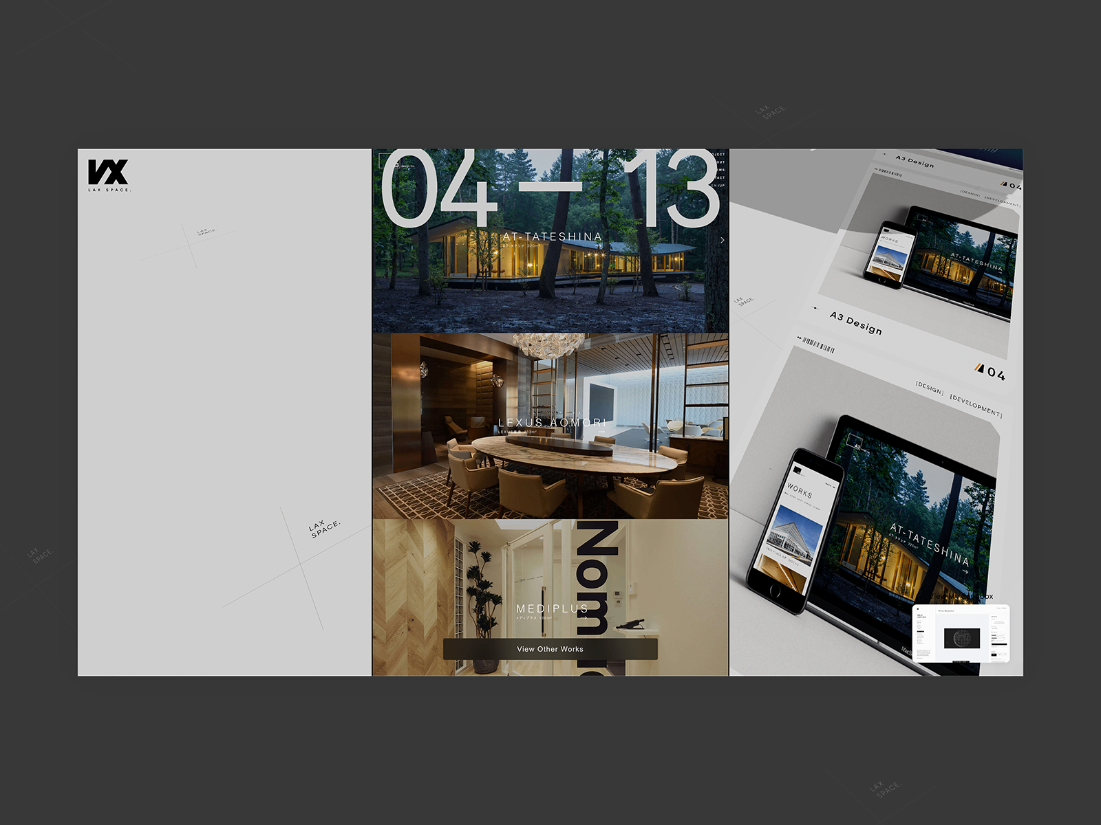 Lax Space - Scrolling Animations