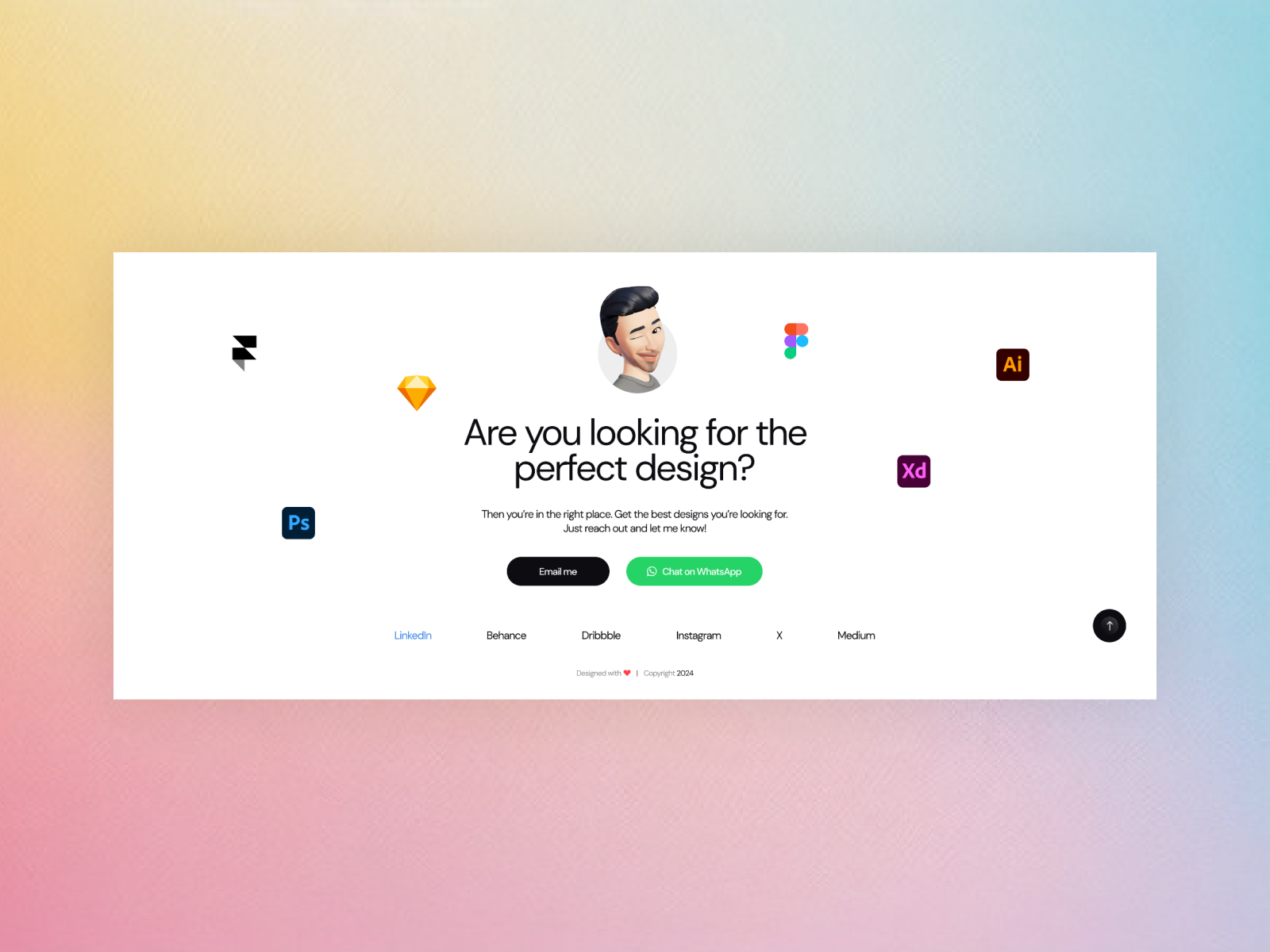Minimal Footer