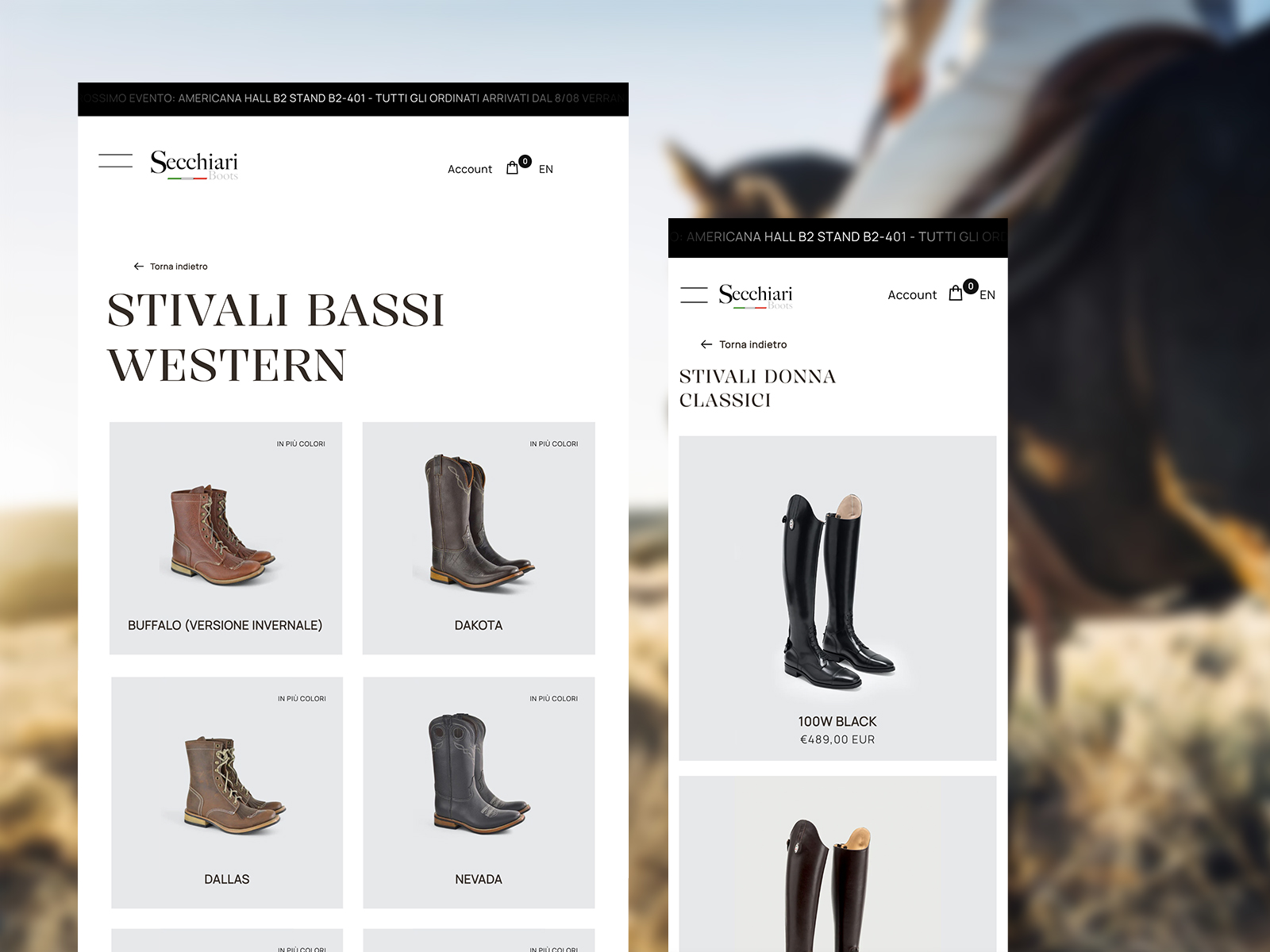 Product Listing – Western Boots