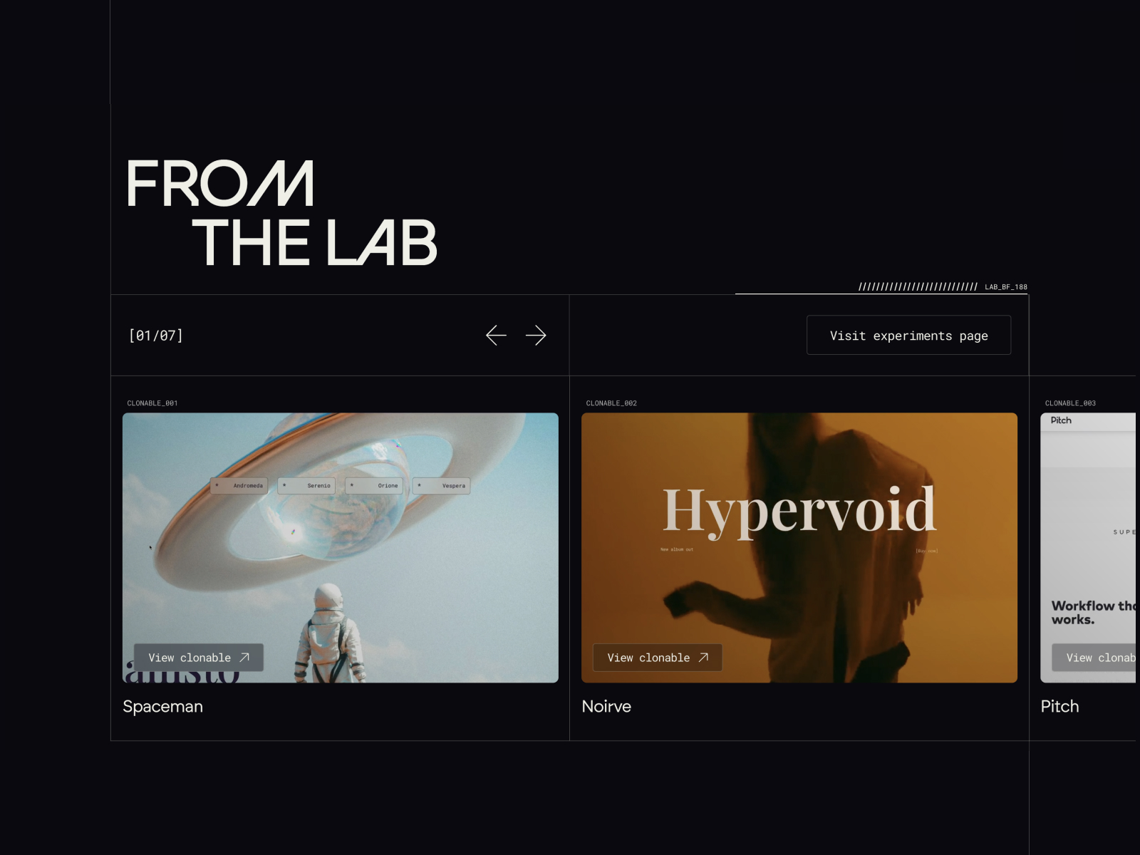 Experiments