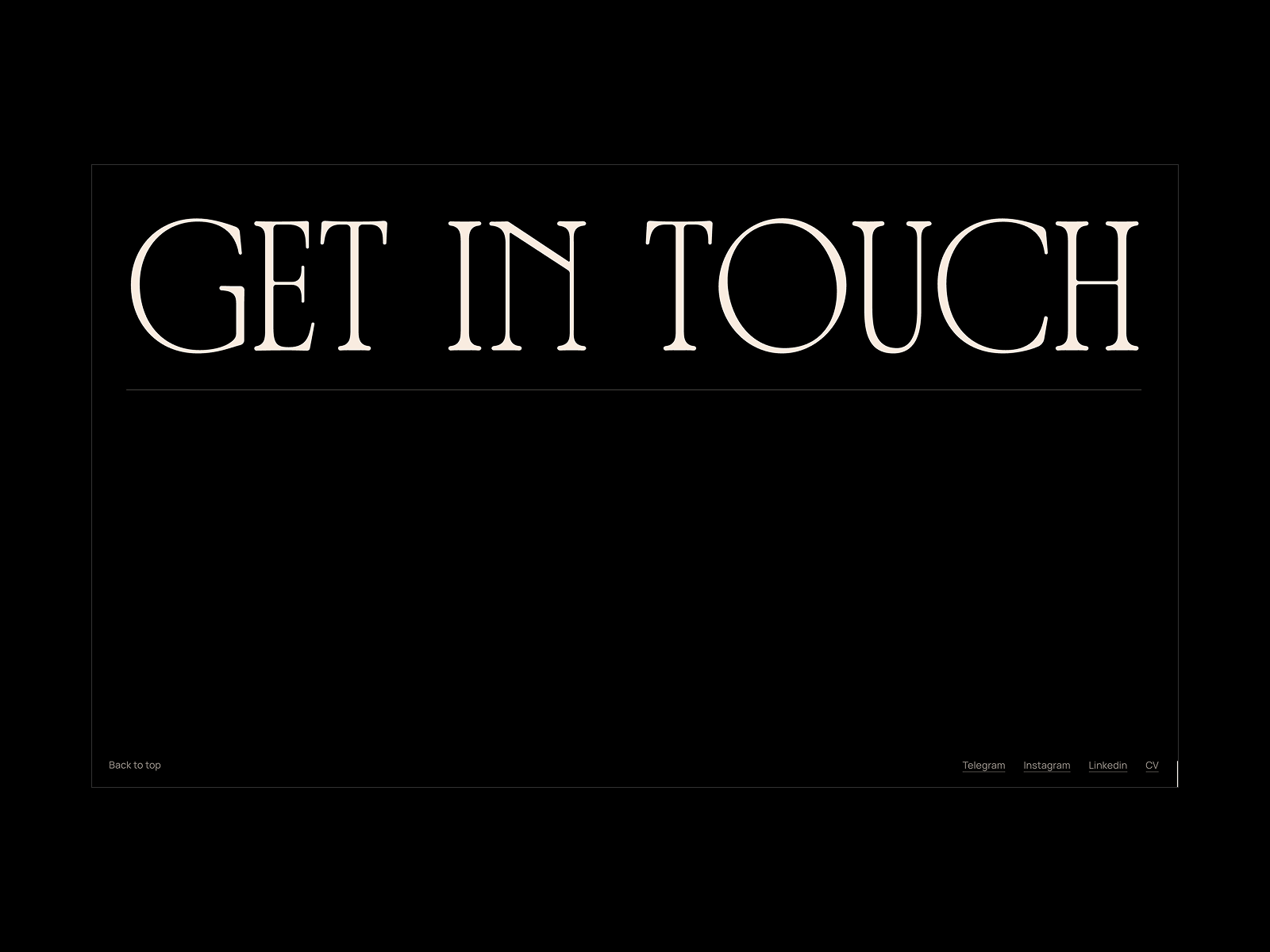 Footer