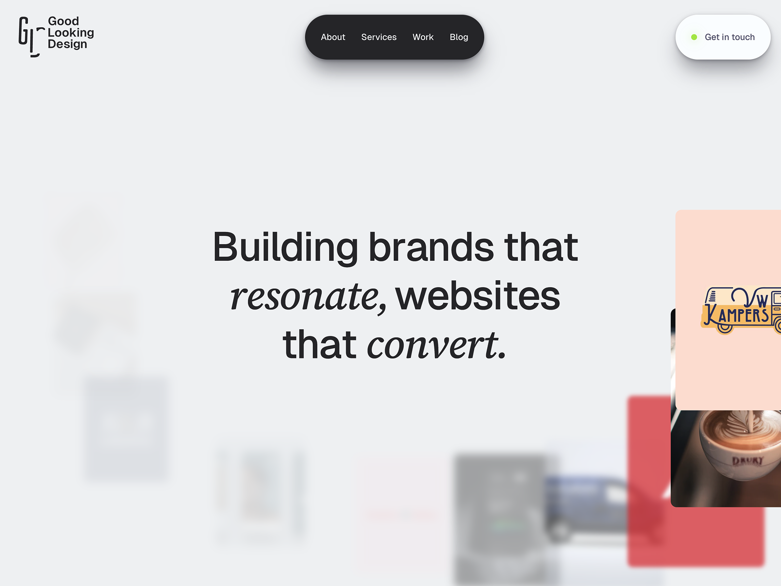 Homepage hero