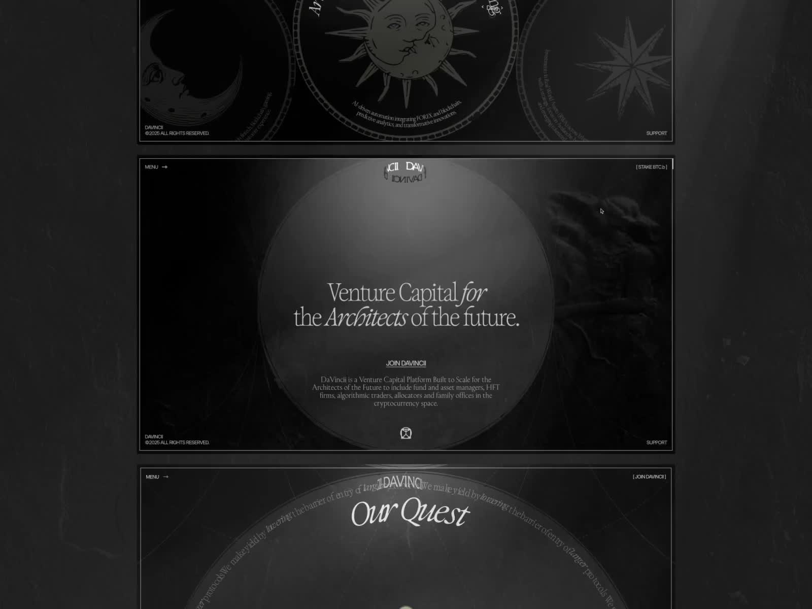 DaVincii - Awwwards SOTD