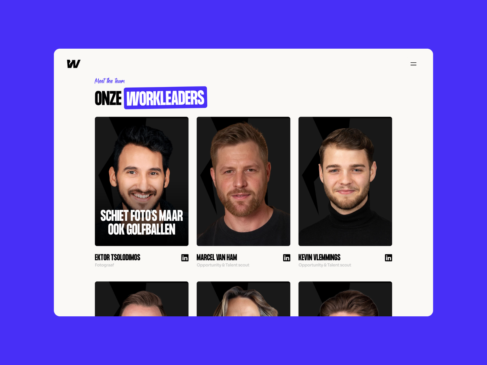 Meet the team - grid