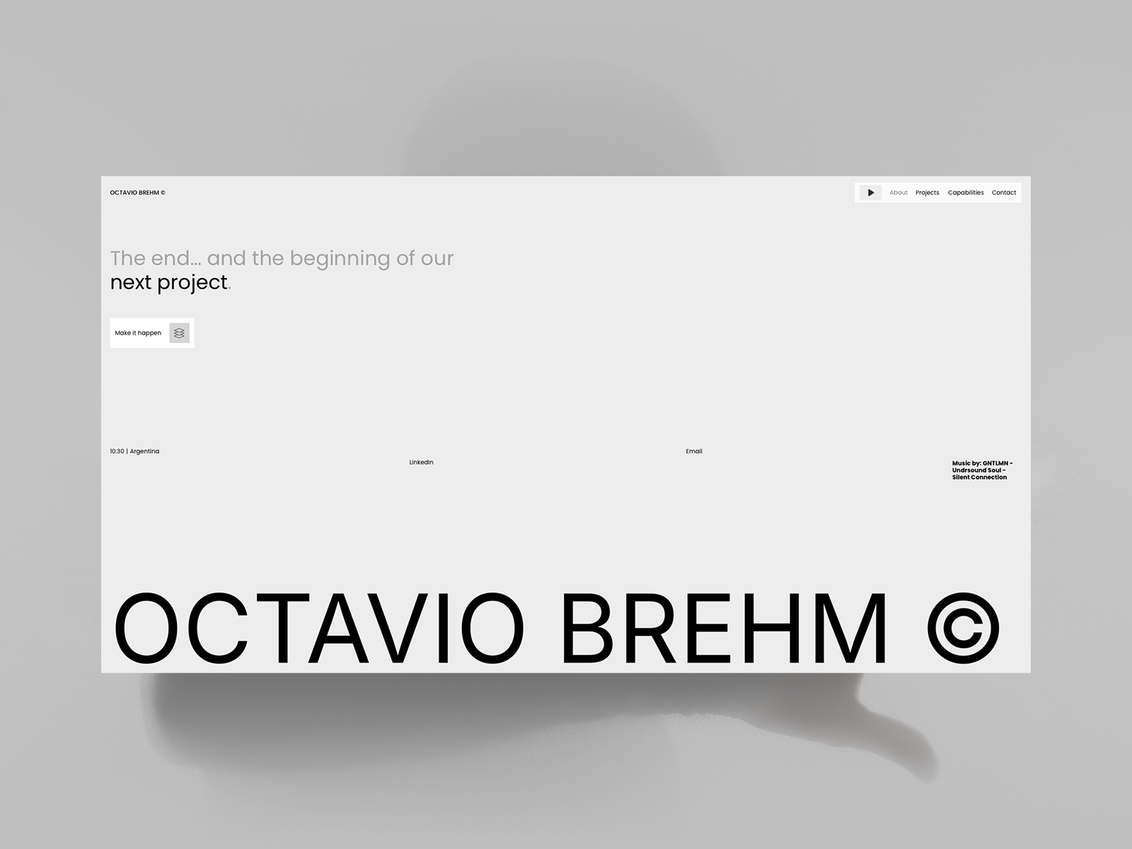 Footer OCTAVIO BREHM ©