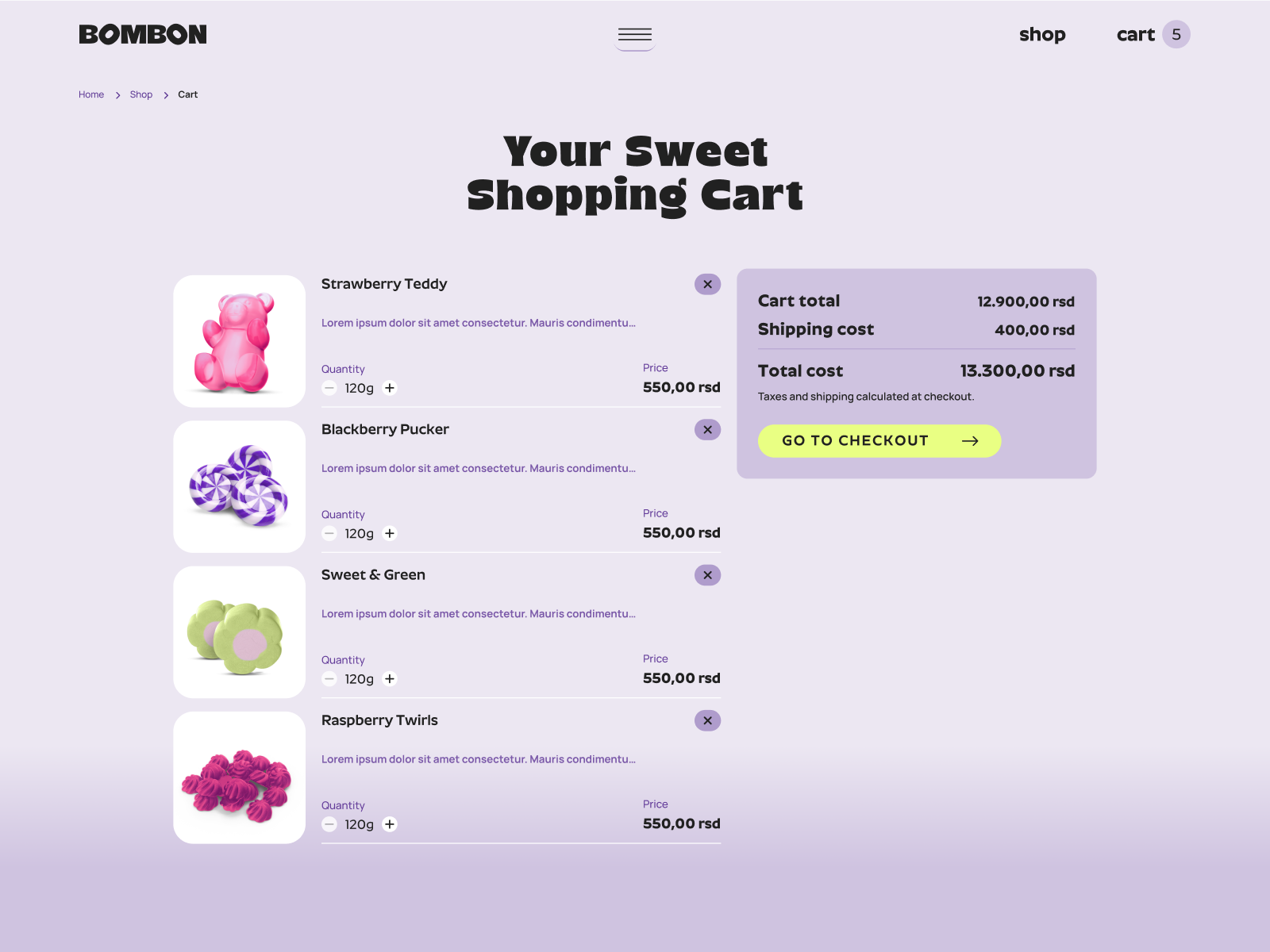 Shopping Cart