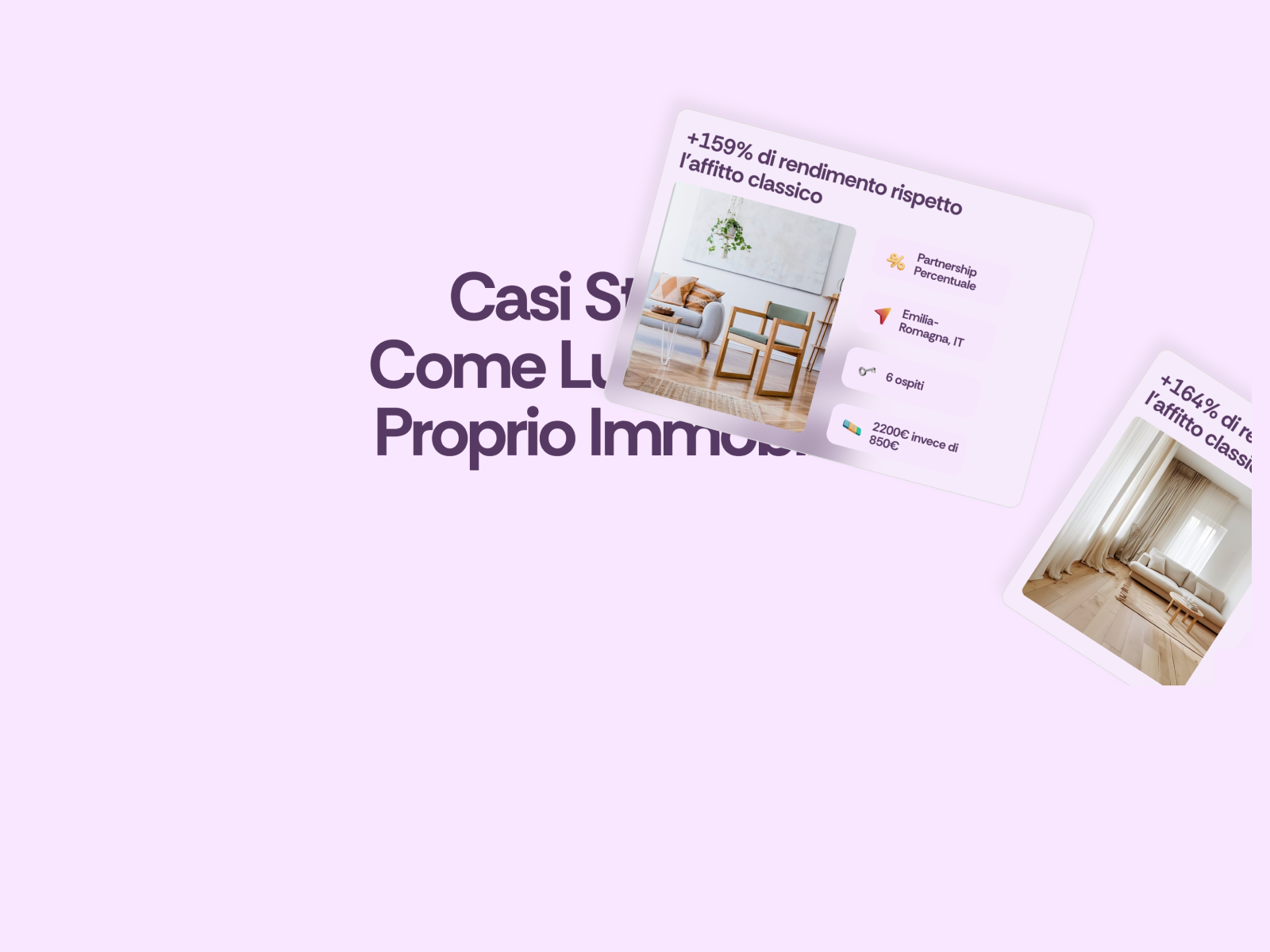 Case Studies Cards on Scroll