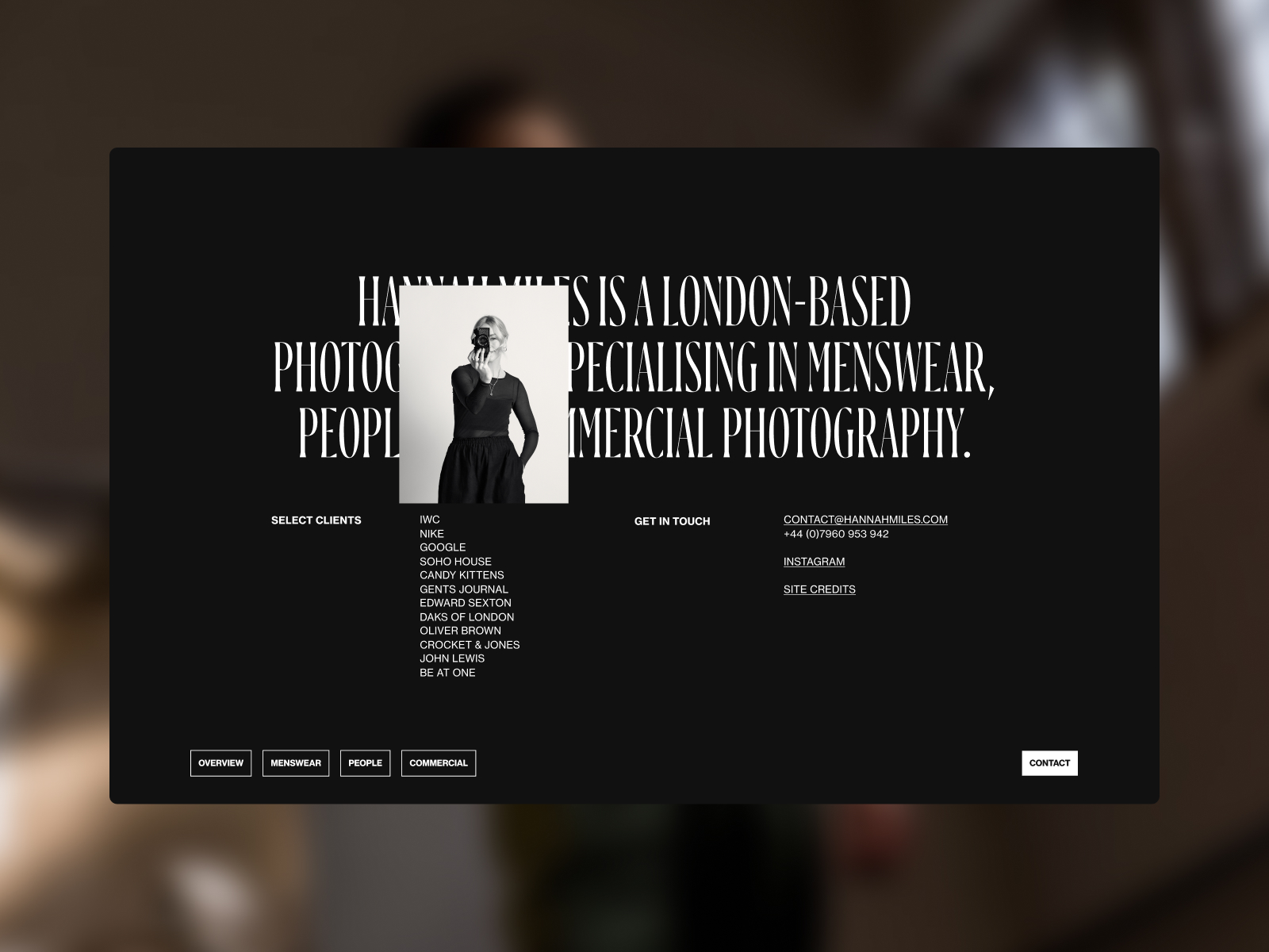 Simple about page
