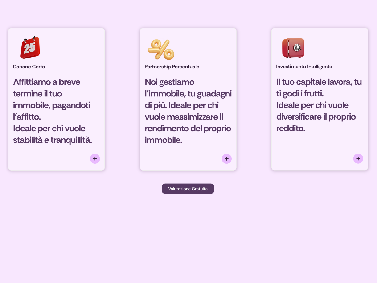 Service Cards Glassmorphism on Scroll