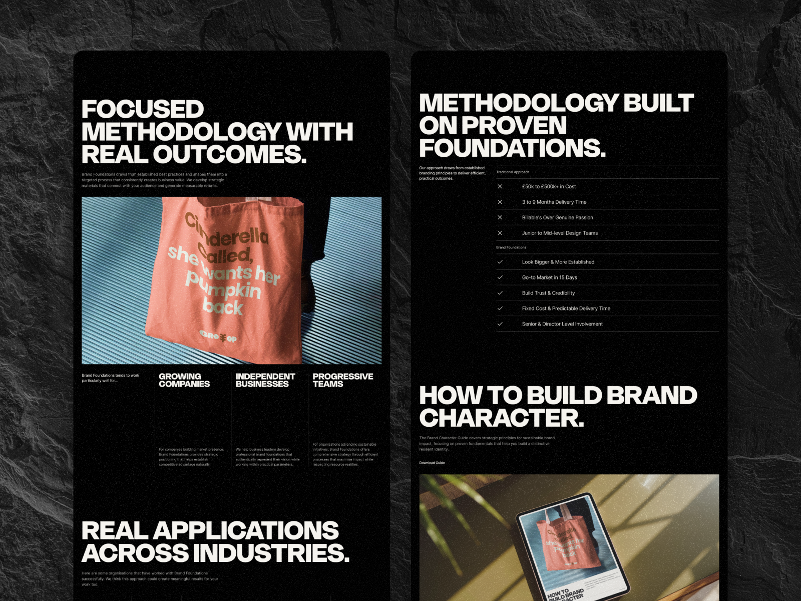 Multiple Content Sections