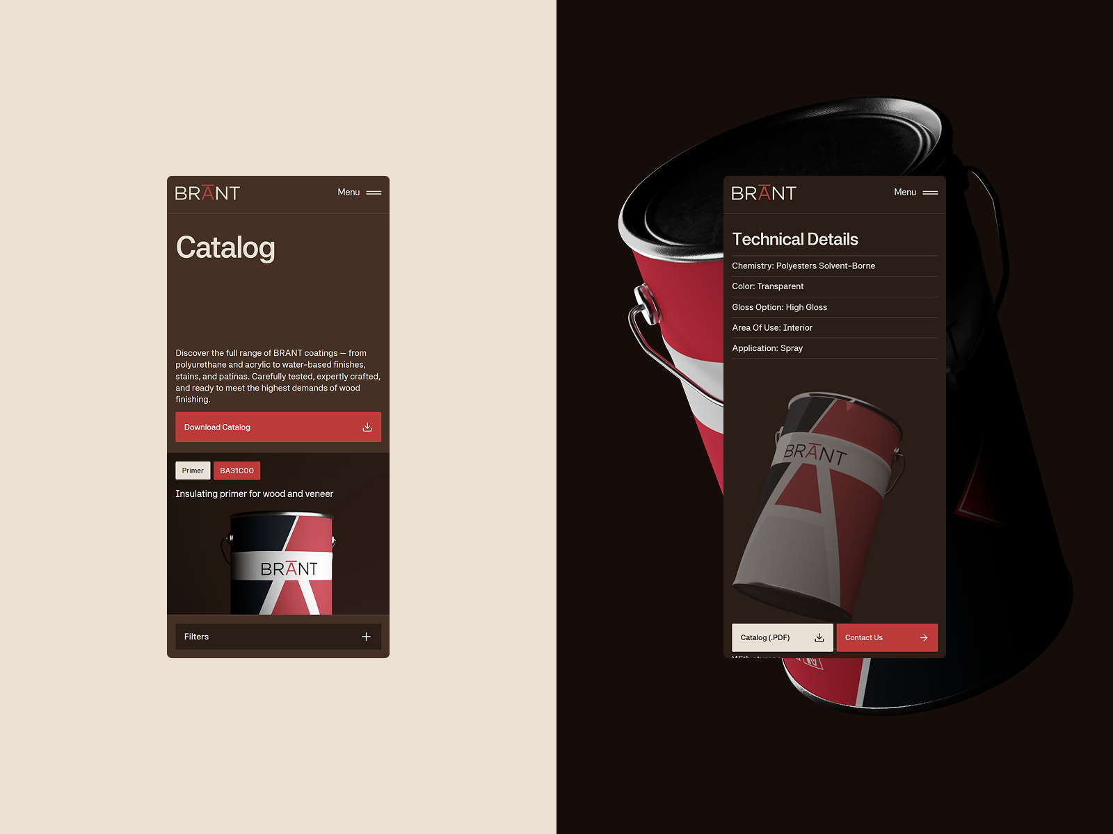 Catalog + Product (Interaction, Scroll)