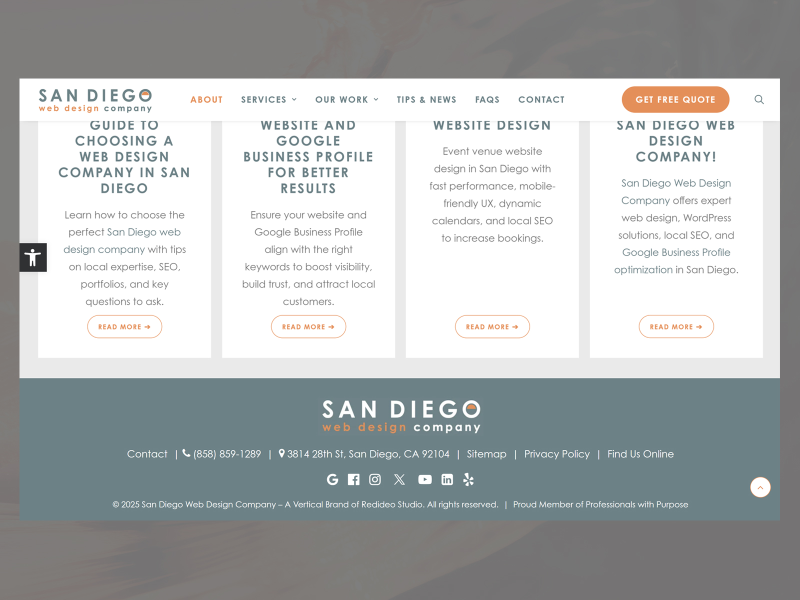 San Diego Web Design Company Logo and Branding