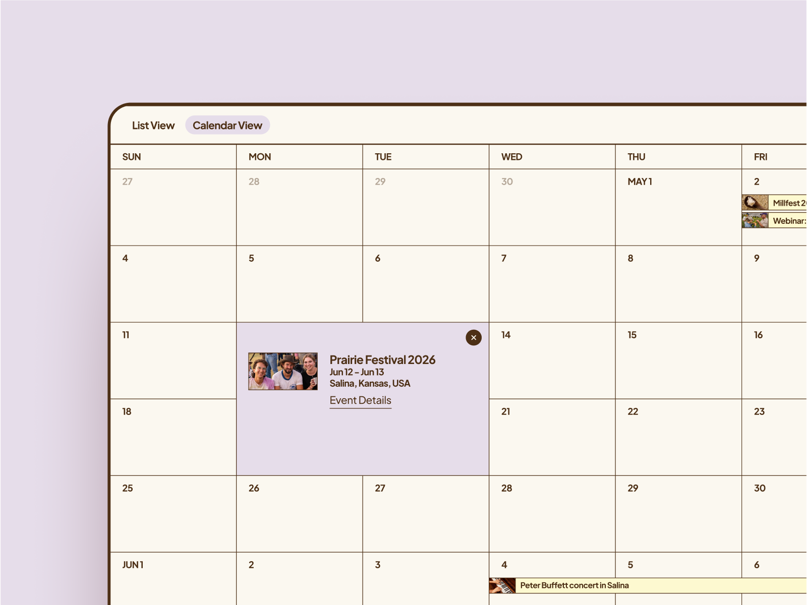 Calendar