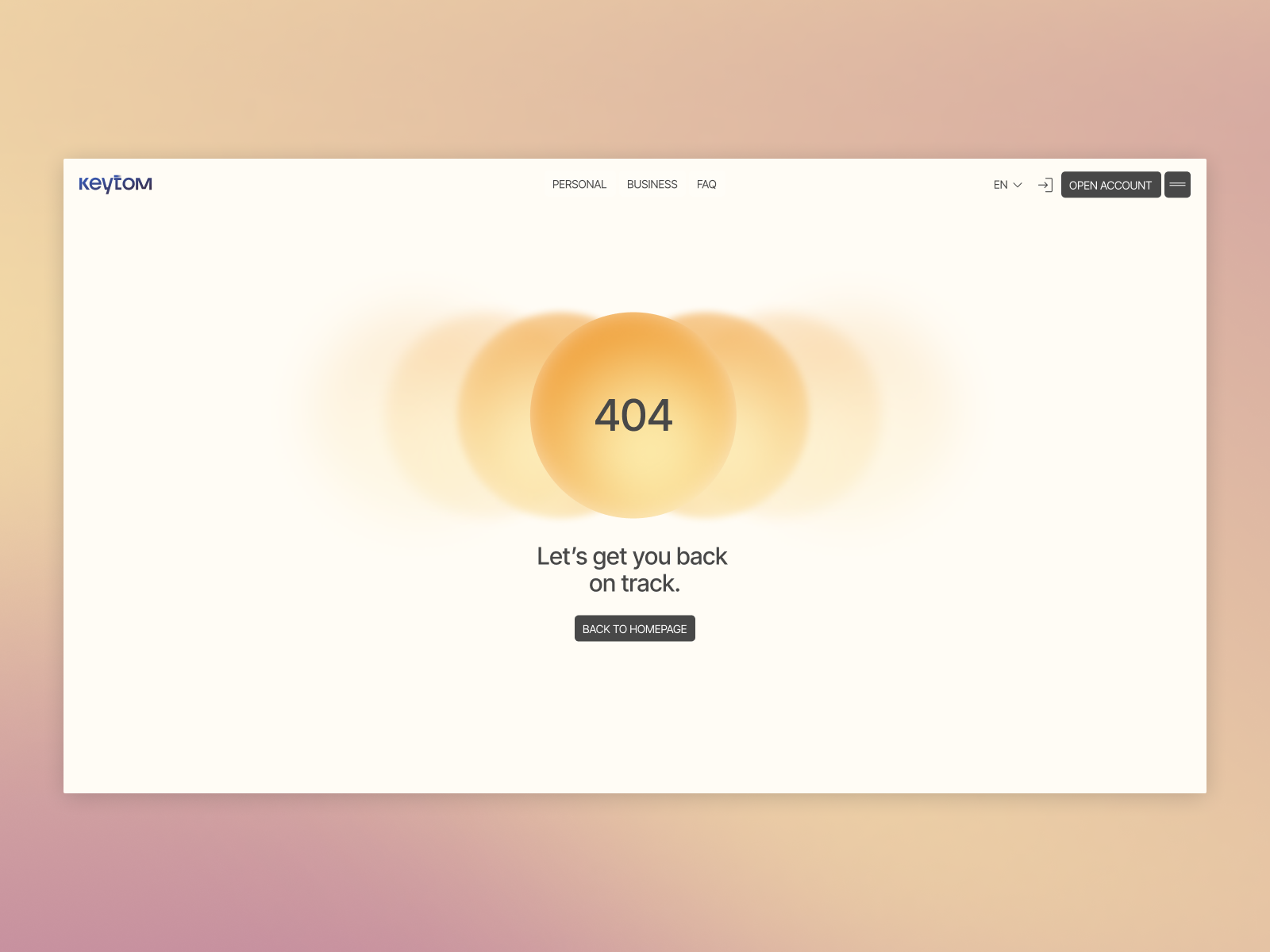 404 page