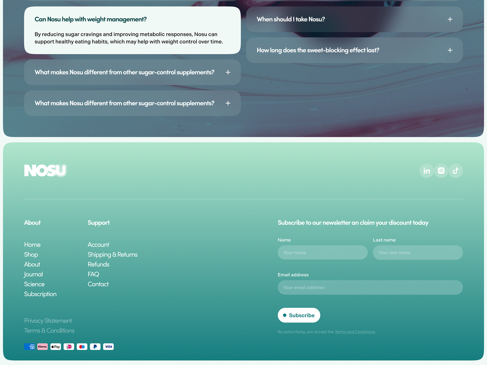 Landing Page - Continued