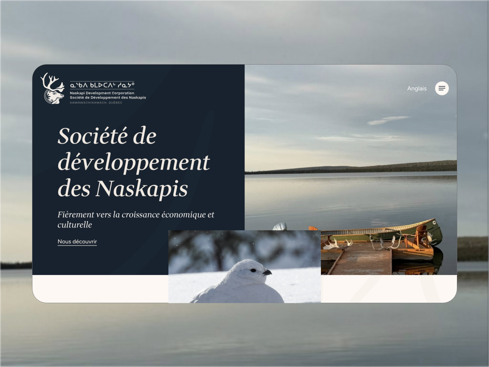Page d'accueil