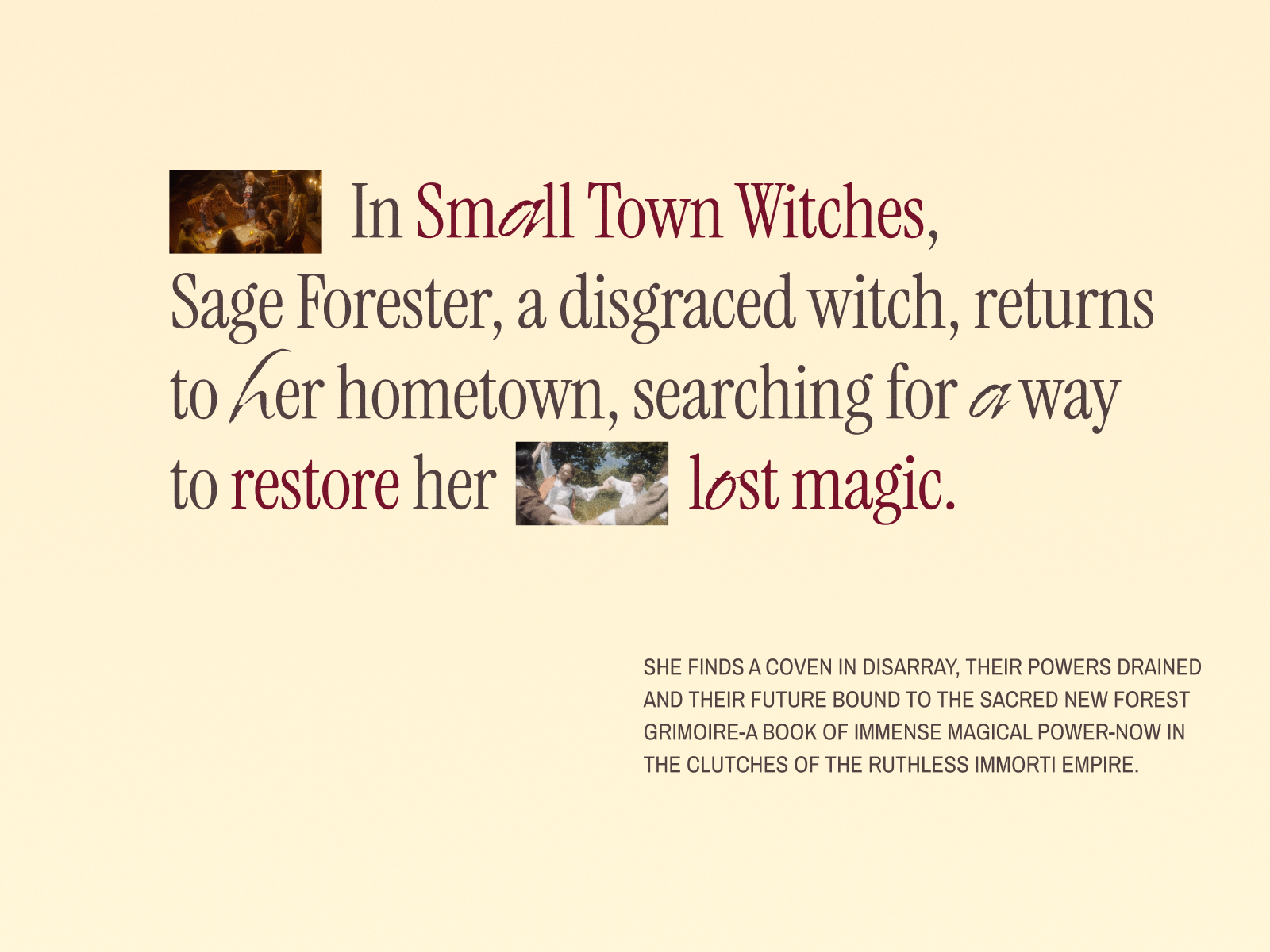 Small Town Witches. About
