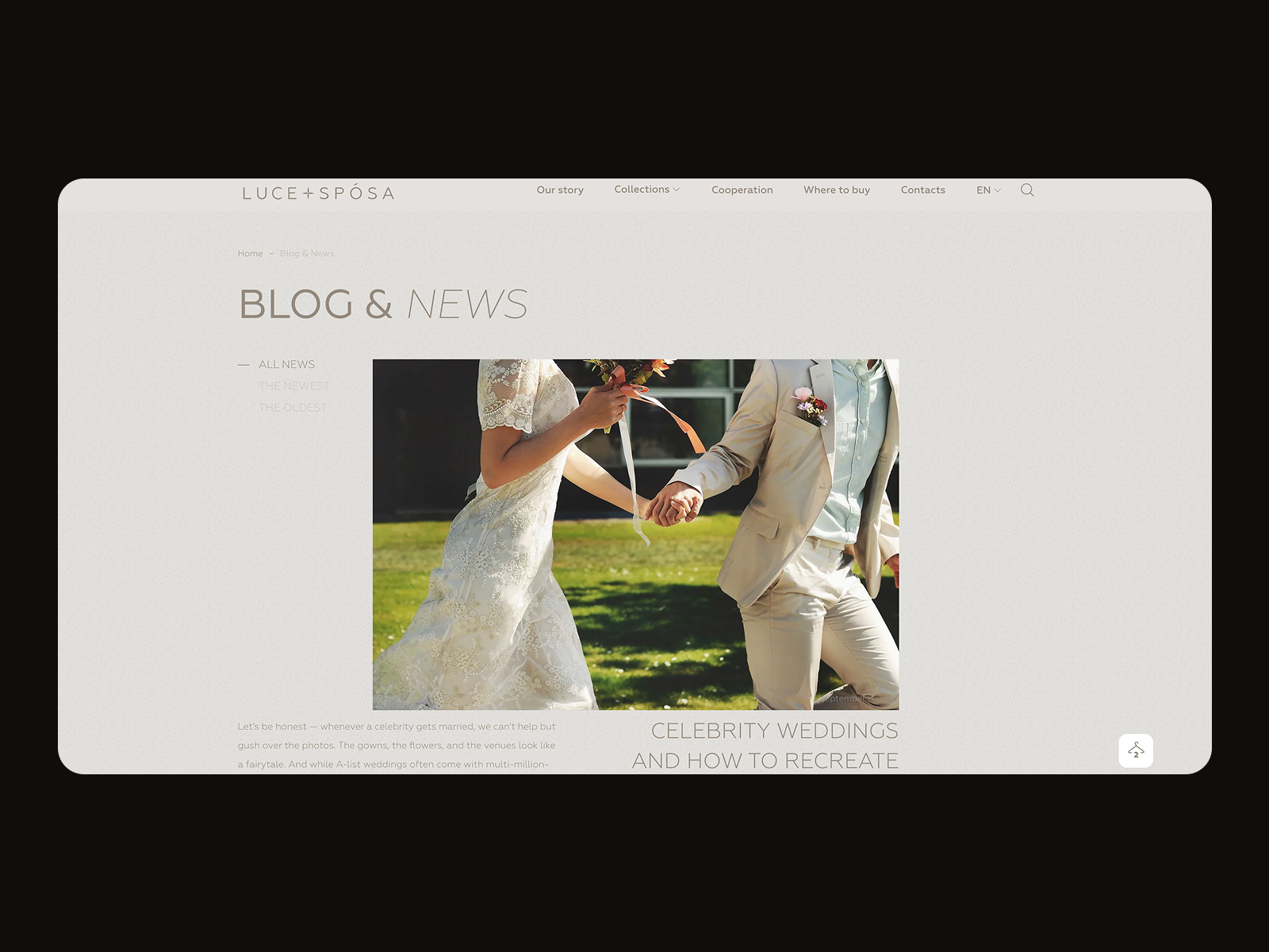 Blog - LuceSposa
