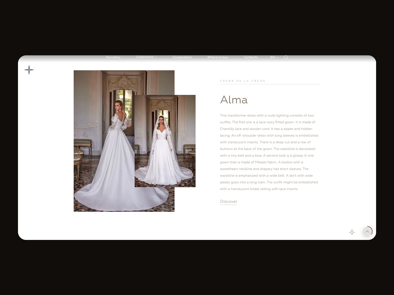 Product page - LuceSposa