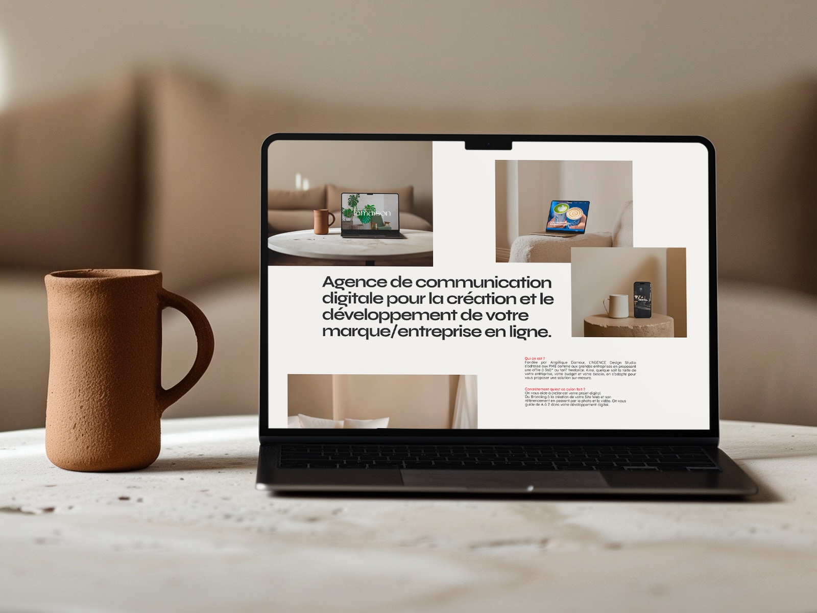 Scroll elements on home page