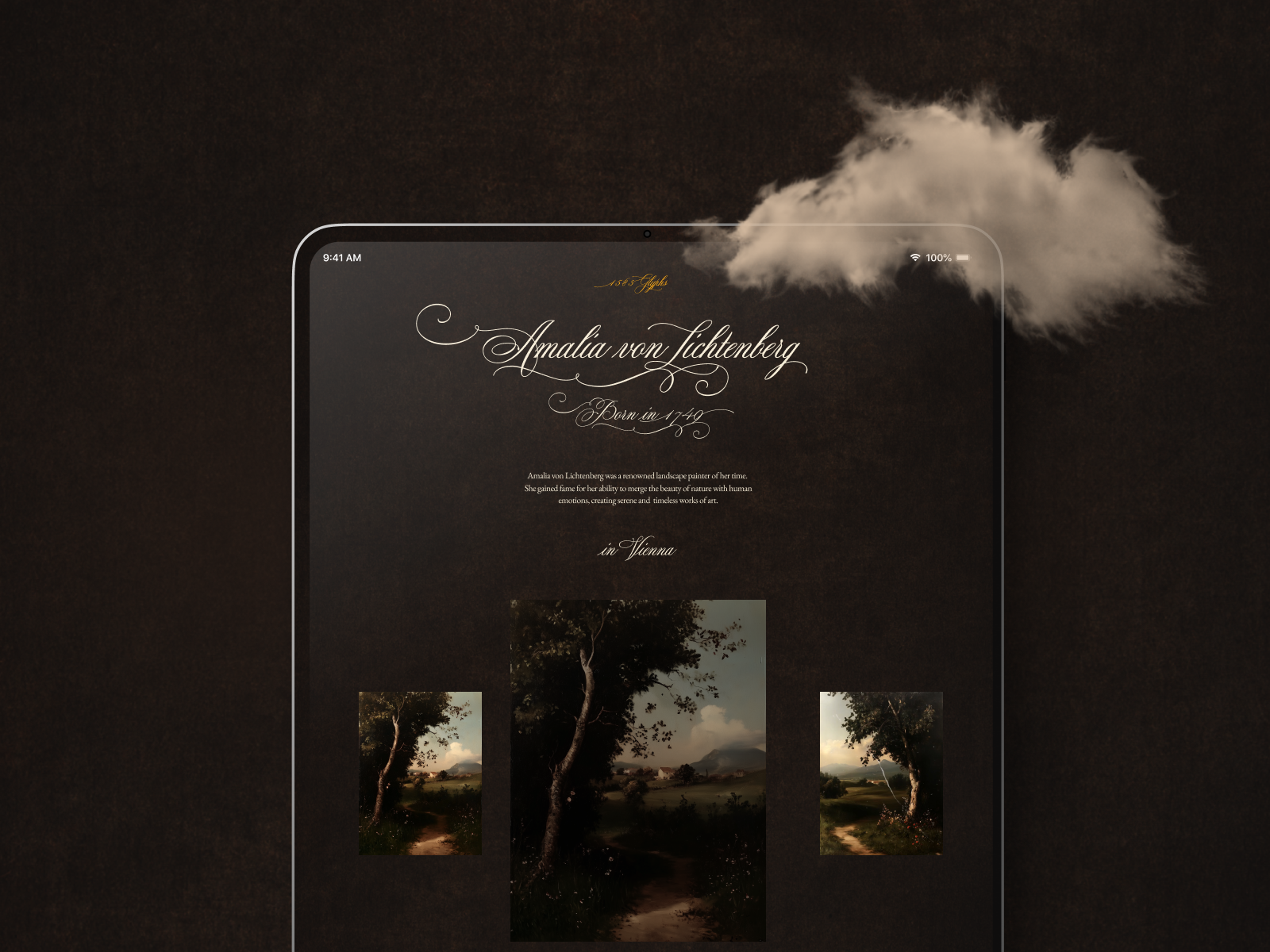 Illustrations & typefonts