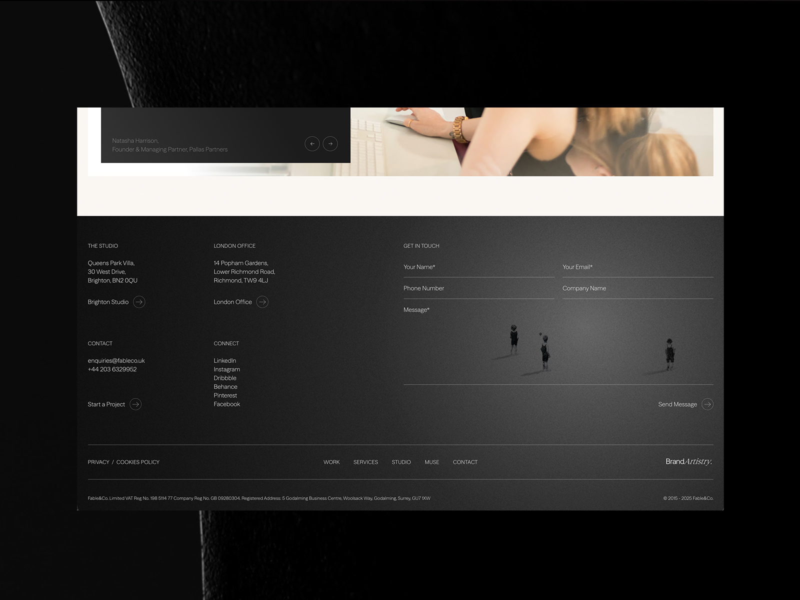 Fable&Co. Footer