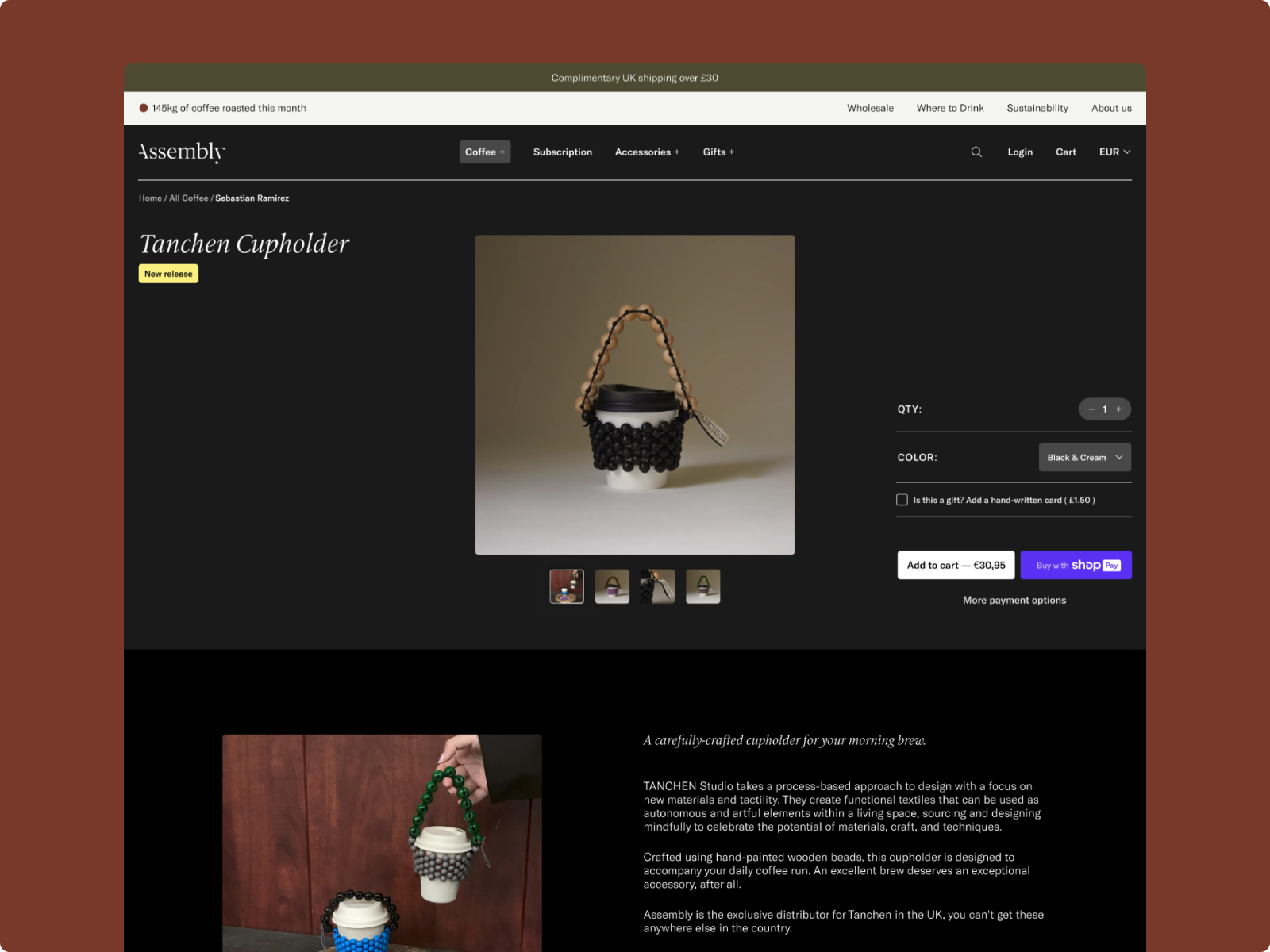 Products Page I Assembly® Specialty Coffee Roasters