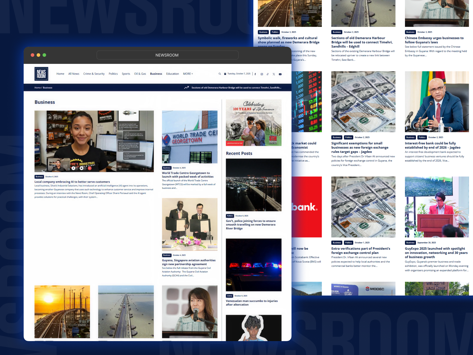 Blog page