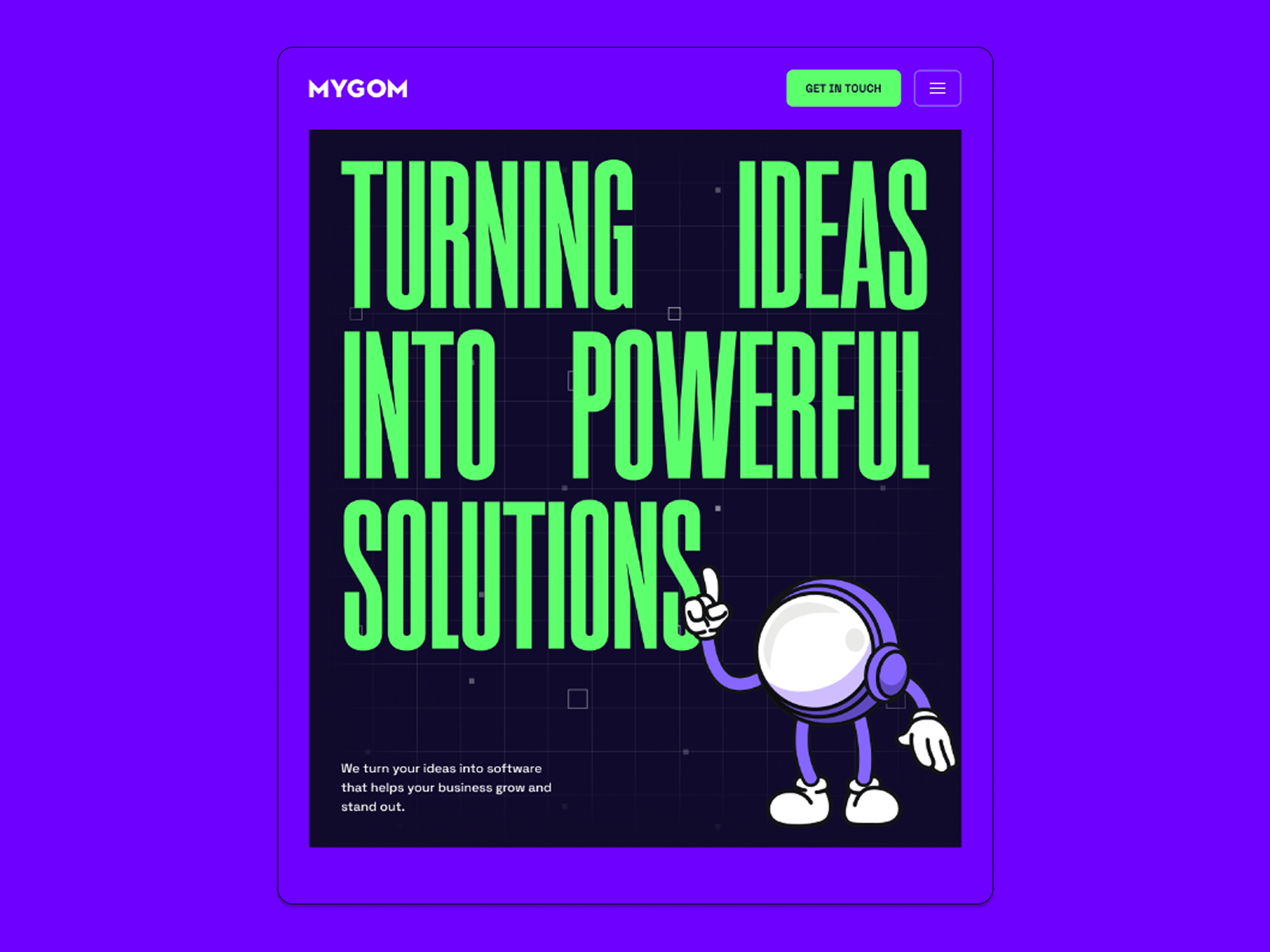 Interactive Hero Card